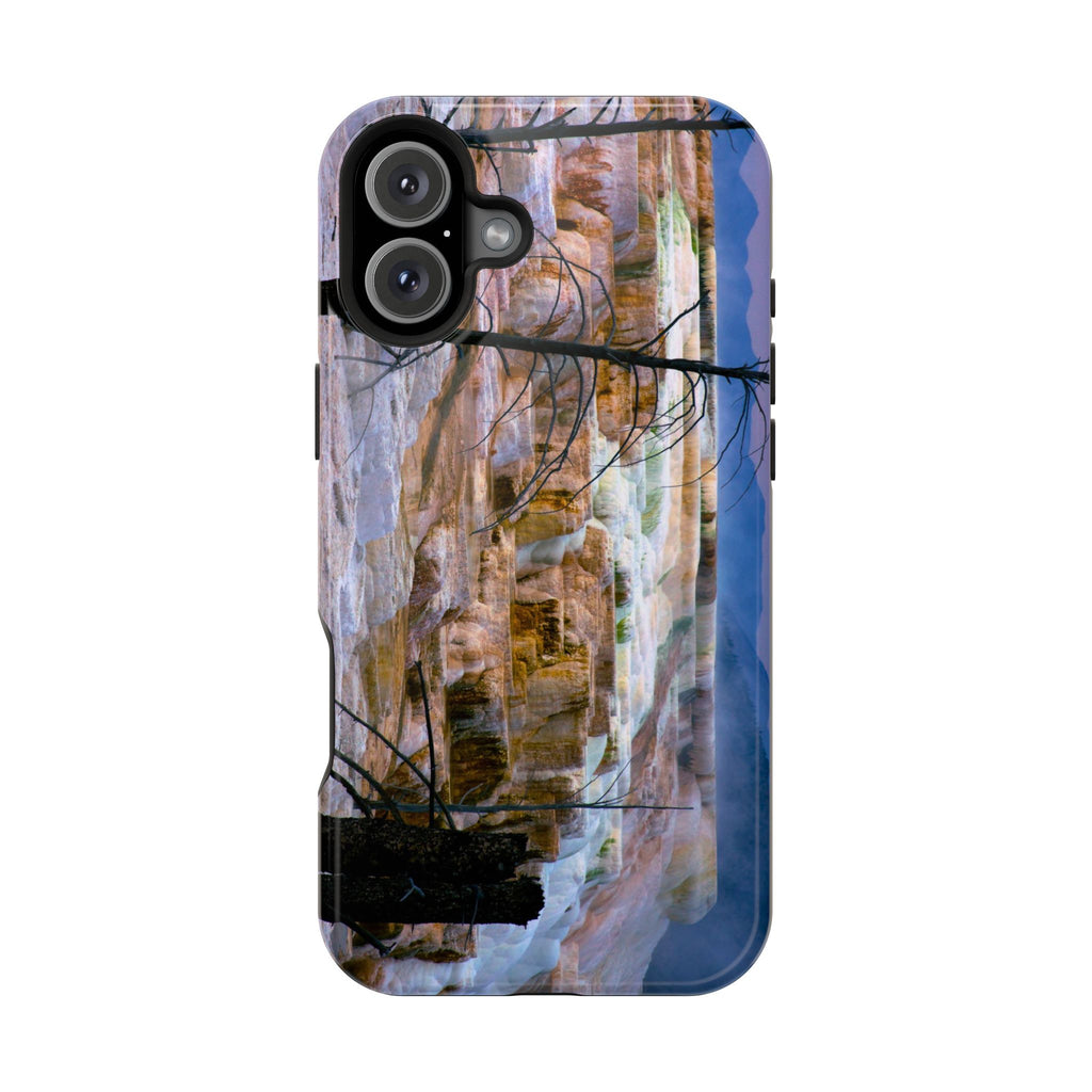 Phone Case - Mammoth Hot Springs Yellowstone - My Blu Horizon