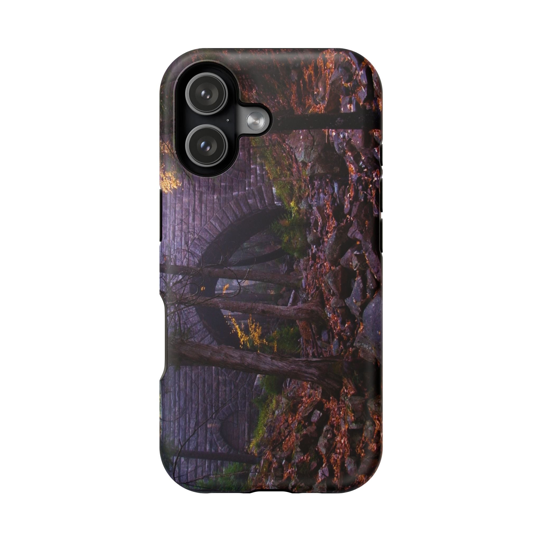 Iphone MagSafe Case - Hemlock Bridge Leaf Peeping, Acadia  - My Blu Horizon