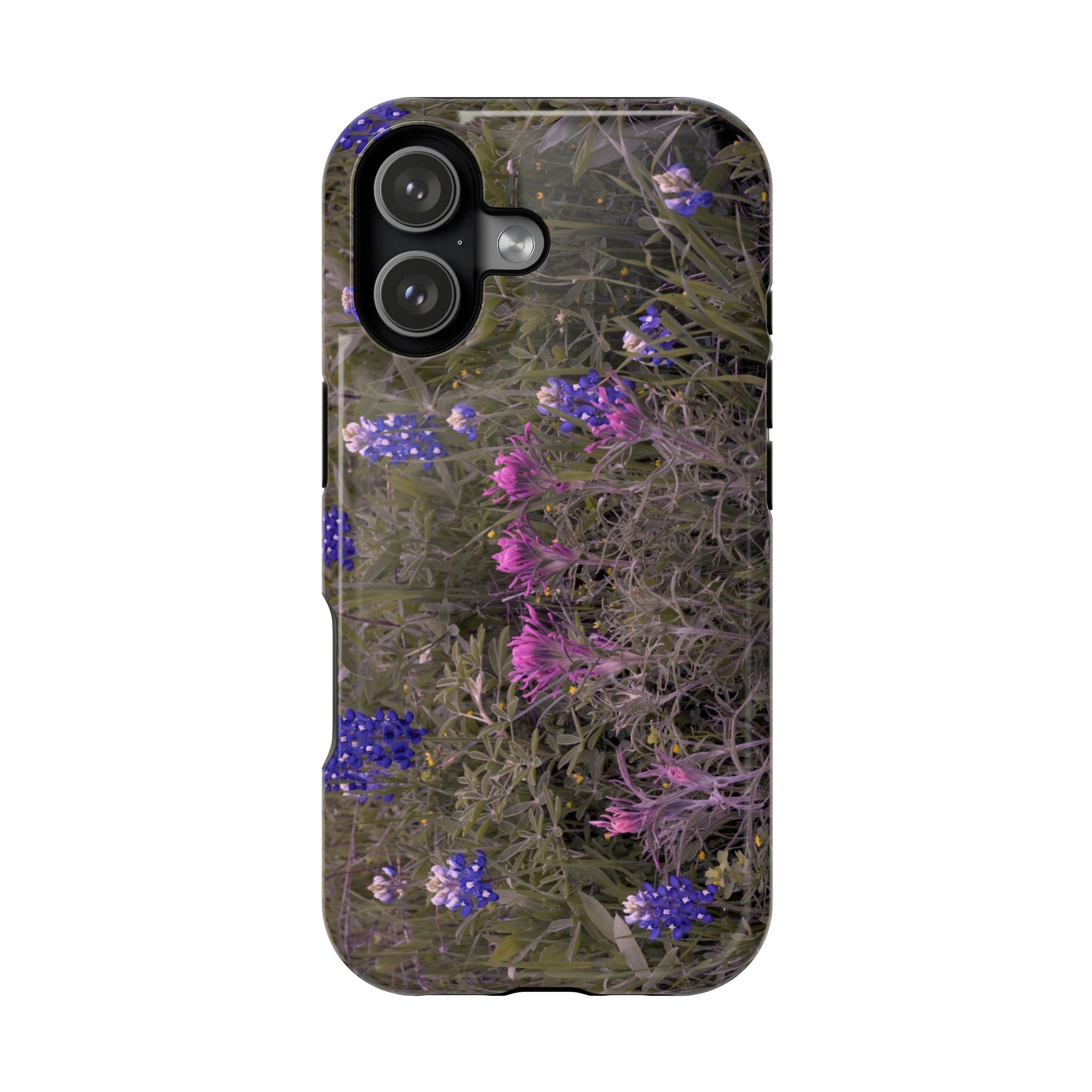 Phone Case - Texas Icons, Bluebonnets and Paintbrushes - My Blu Horizon