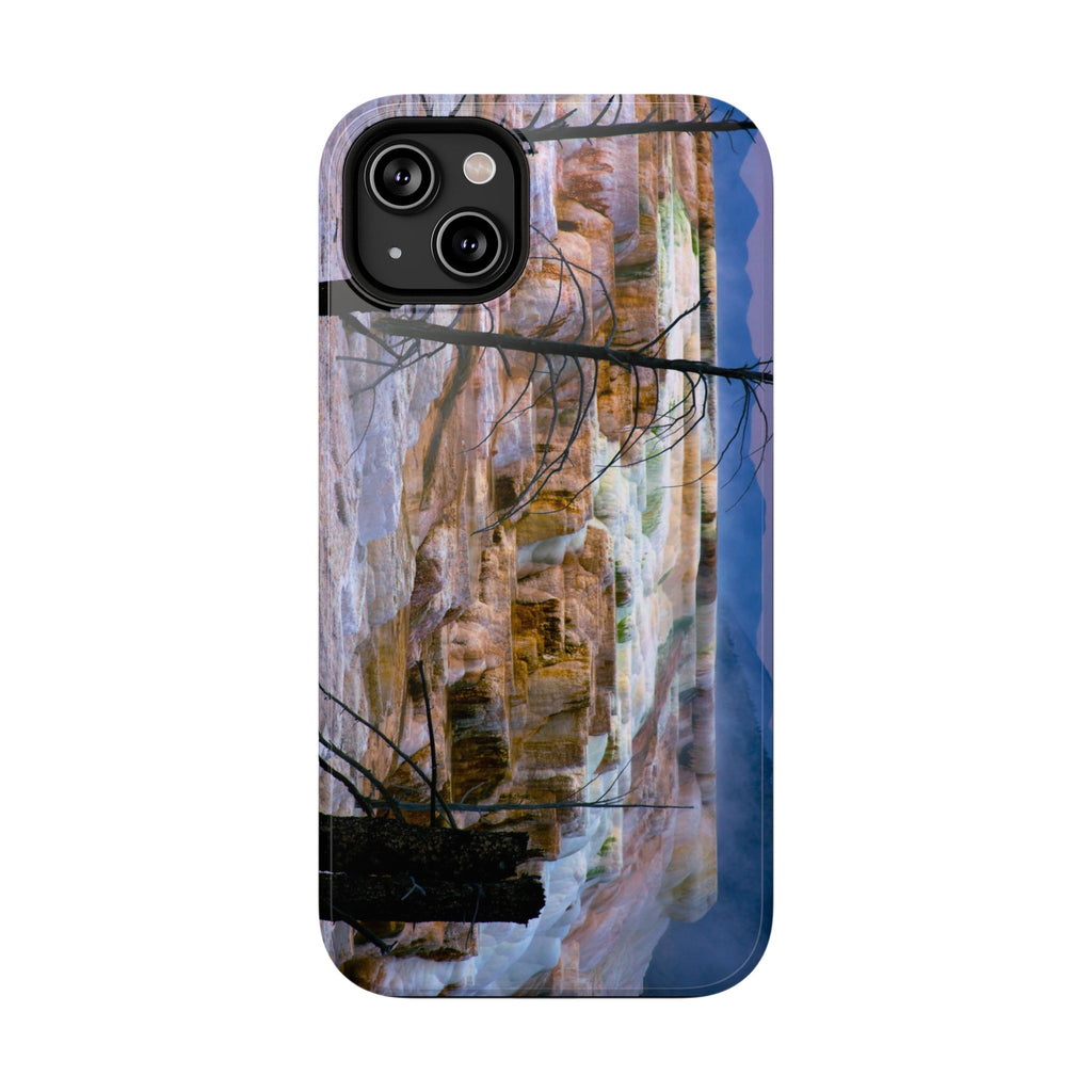 Phone Case - Mammoth Hot Springs Yellowstone - My Blu Horizon