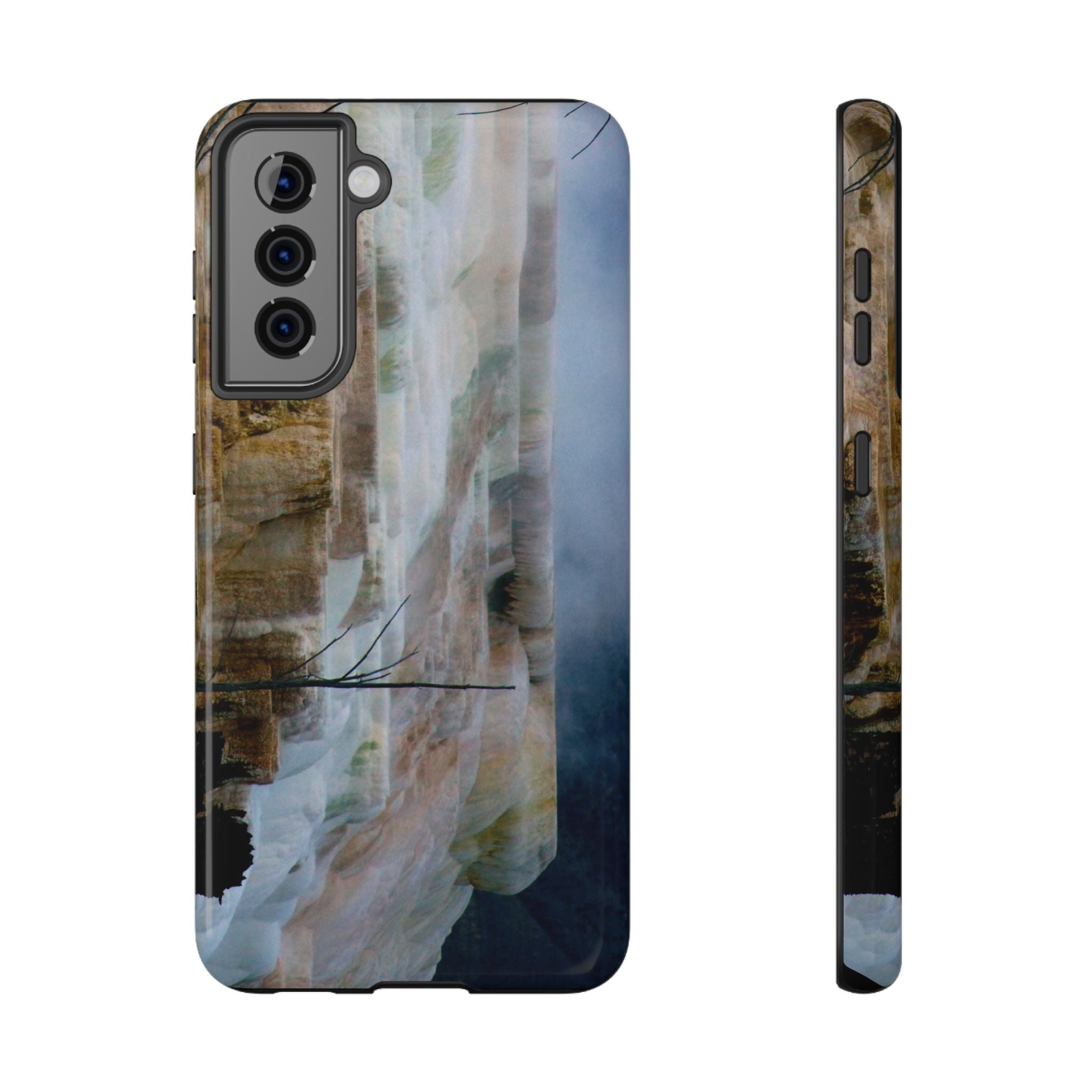 Phone Case - Mammoth Hot Springs Yellowstone - My Blu Horizon