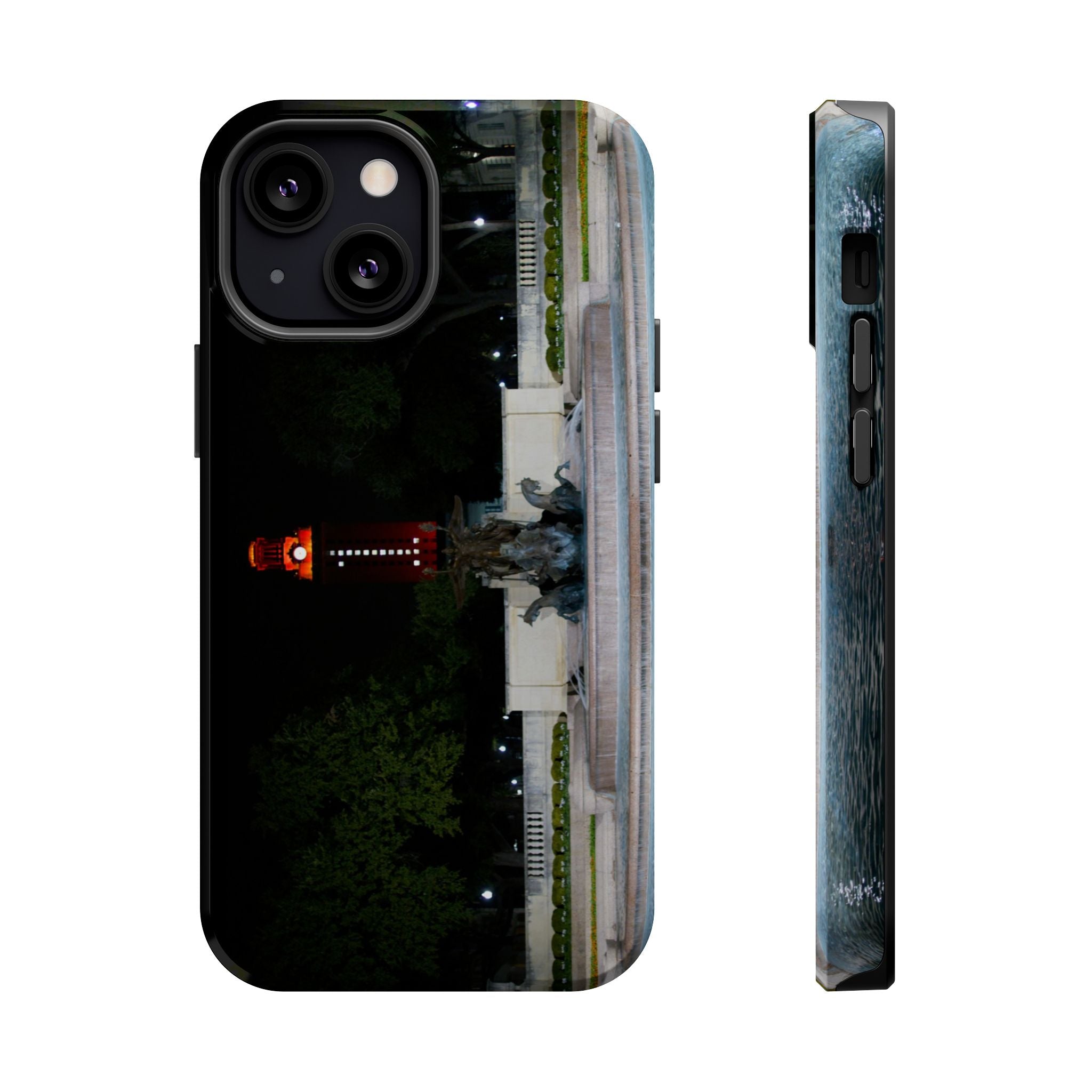 Iphone MagSafe Case - Littlefield Fountain, Texas Longhorns - My Blu Horizon
