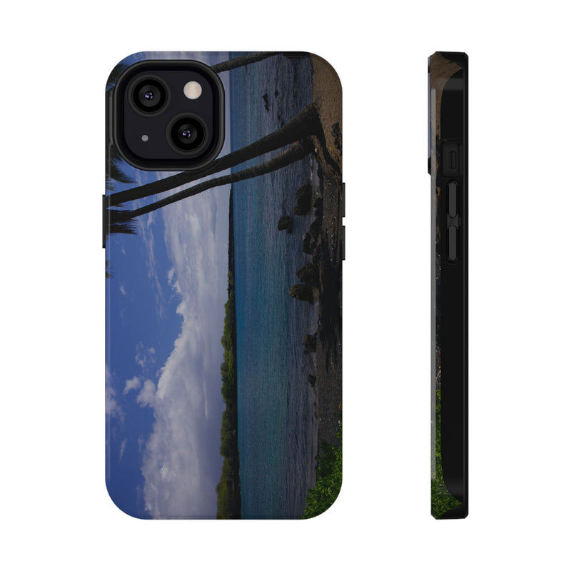 Phone Case | Big Island Black Sand and Blue Ocean | Hawaii | My Blu Horizon