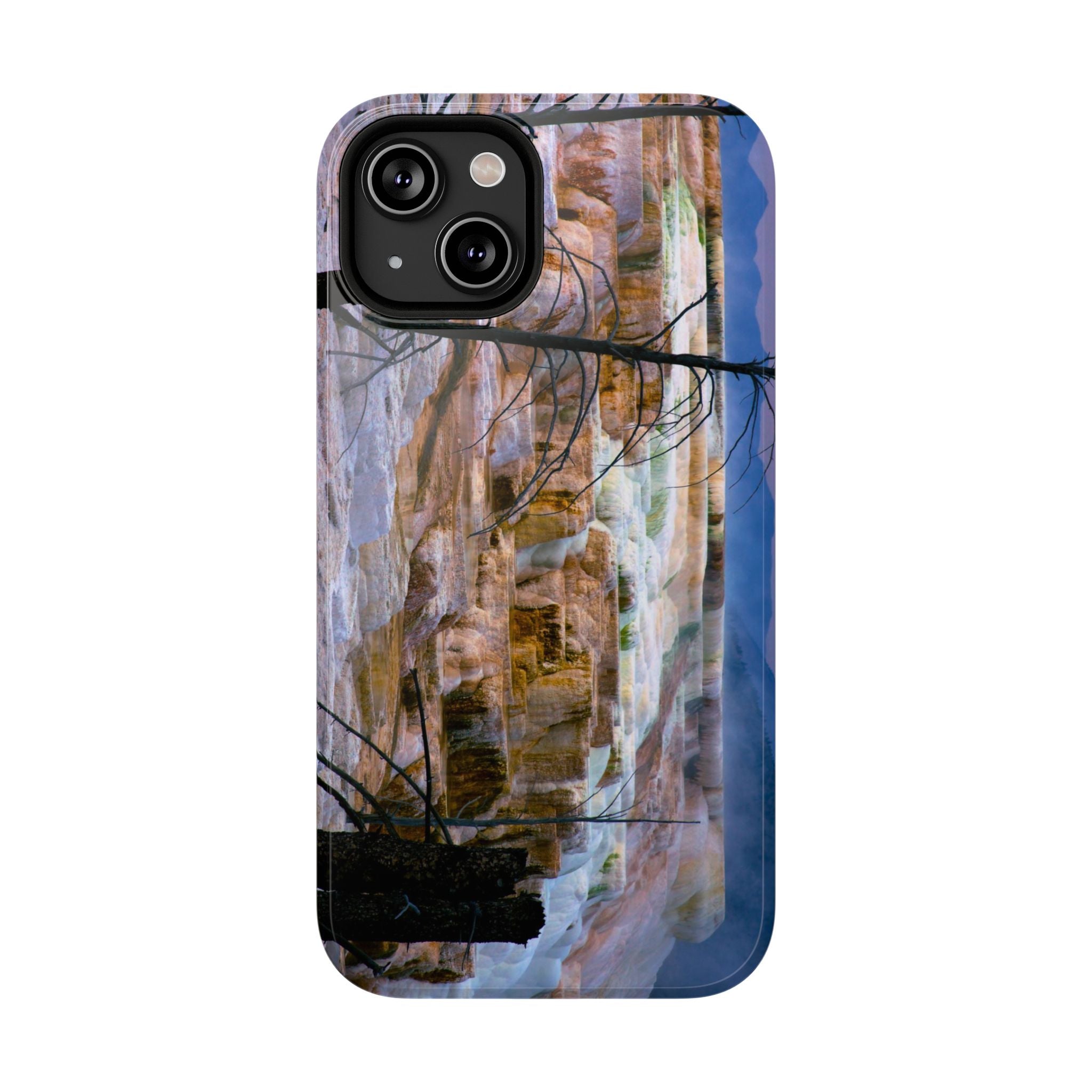 Phone Case - Mammoth Hot Springs Yellowstone - My Blu Horizon