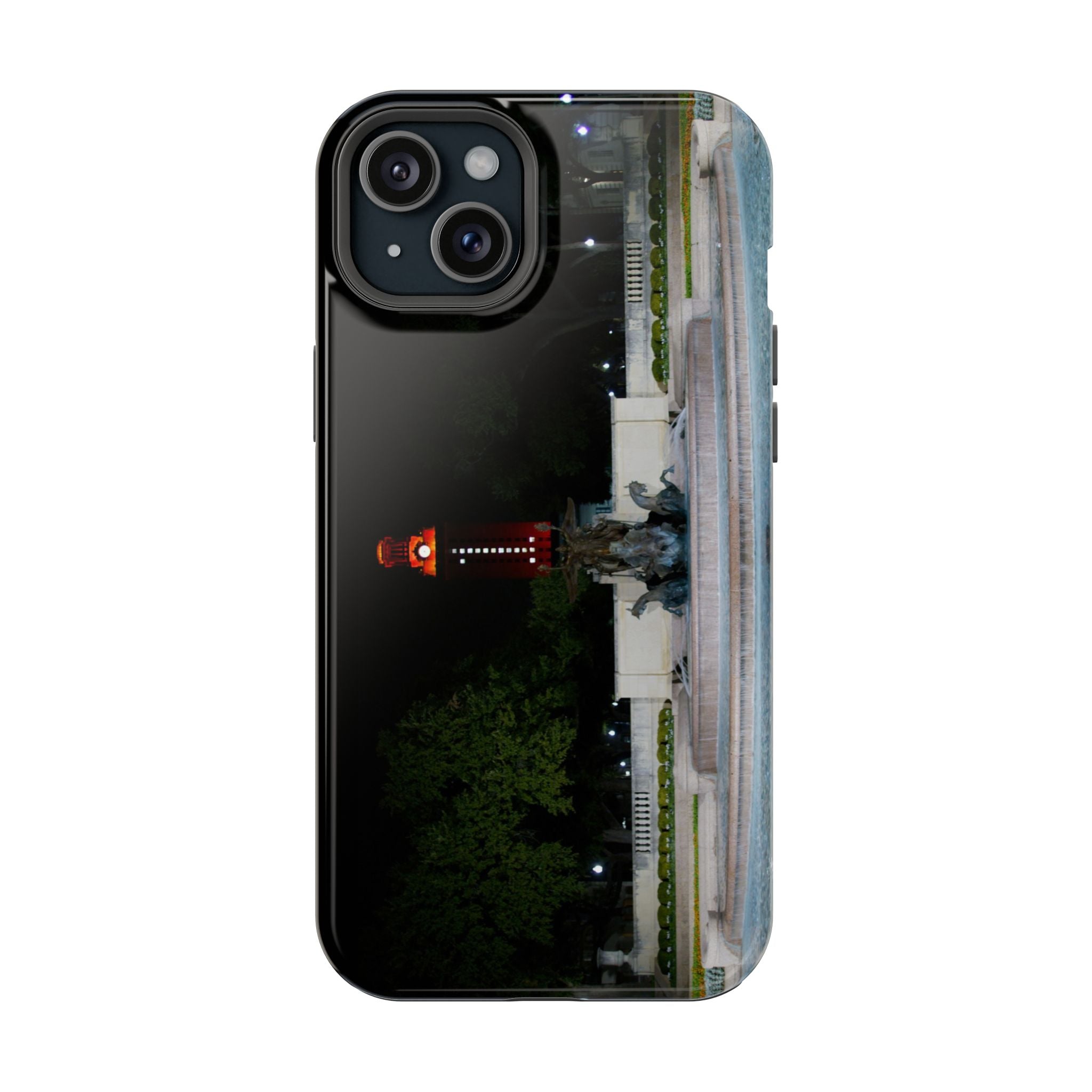 Iphone MagSafe Case - Littlefield Fountain, Texas Longhorns - My Blu Horizon