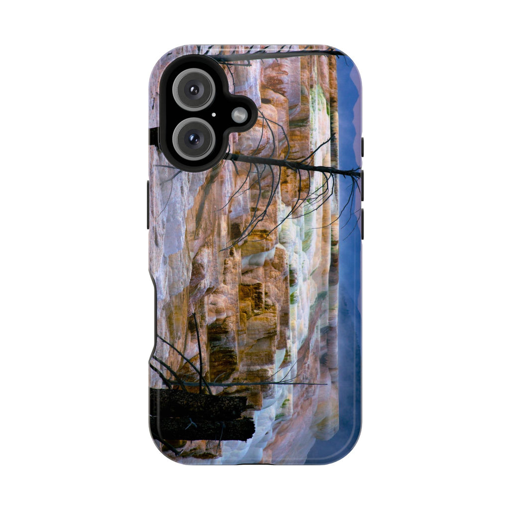 Phone Case - Mammoth Hot Springs Yellowstone - My Blu Horizon