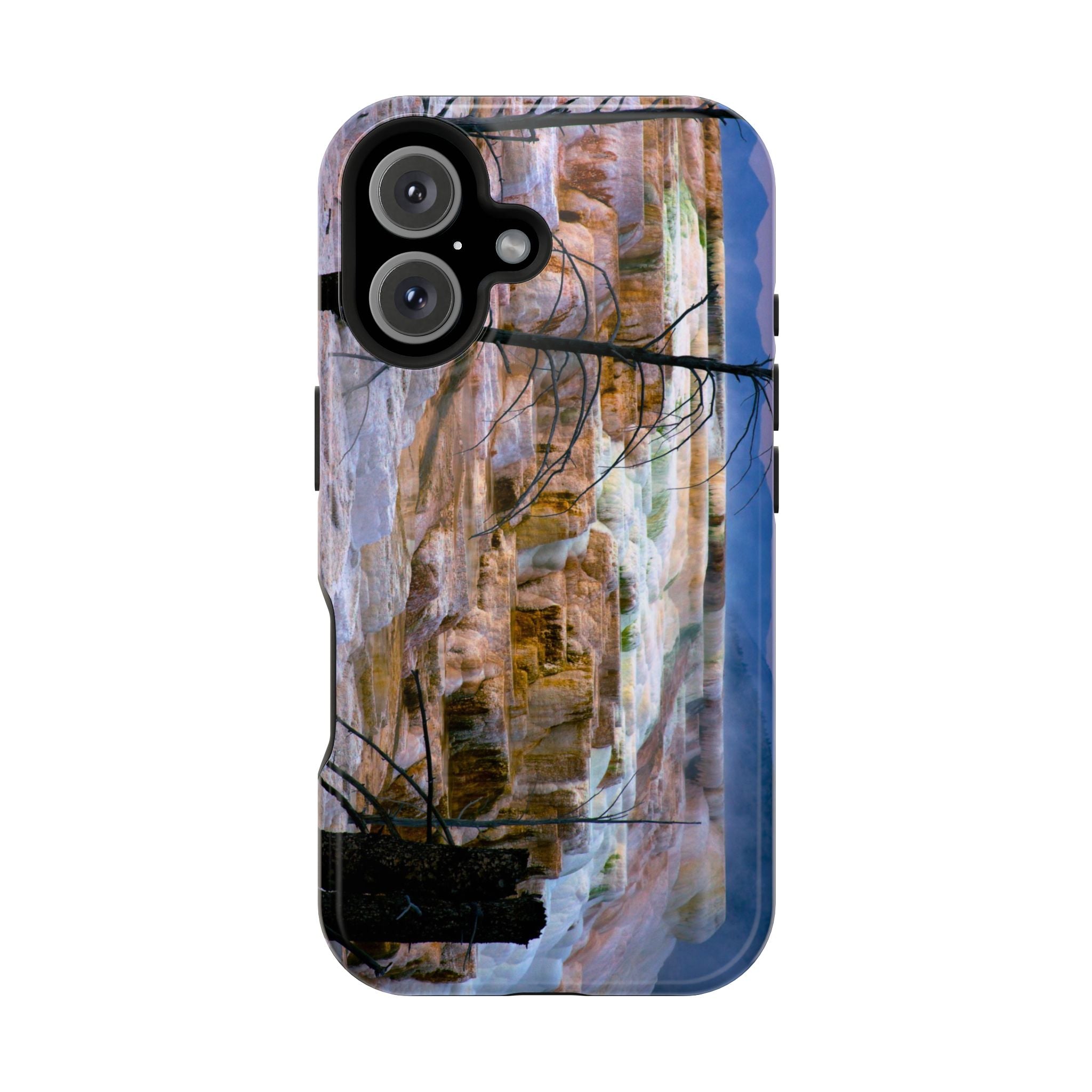 Phone Case - Mammoth Hot Springs Yellowstone - My Blu Horizon