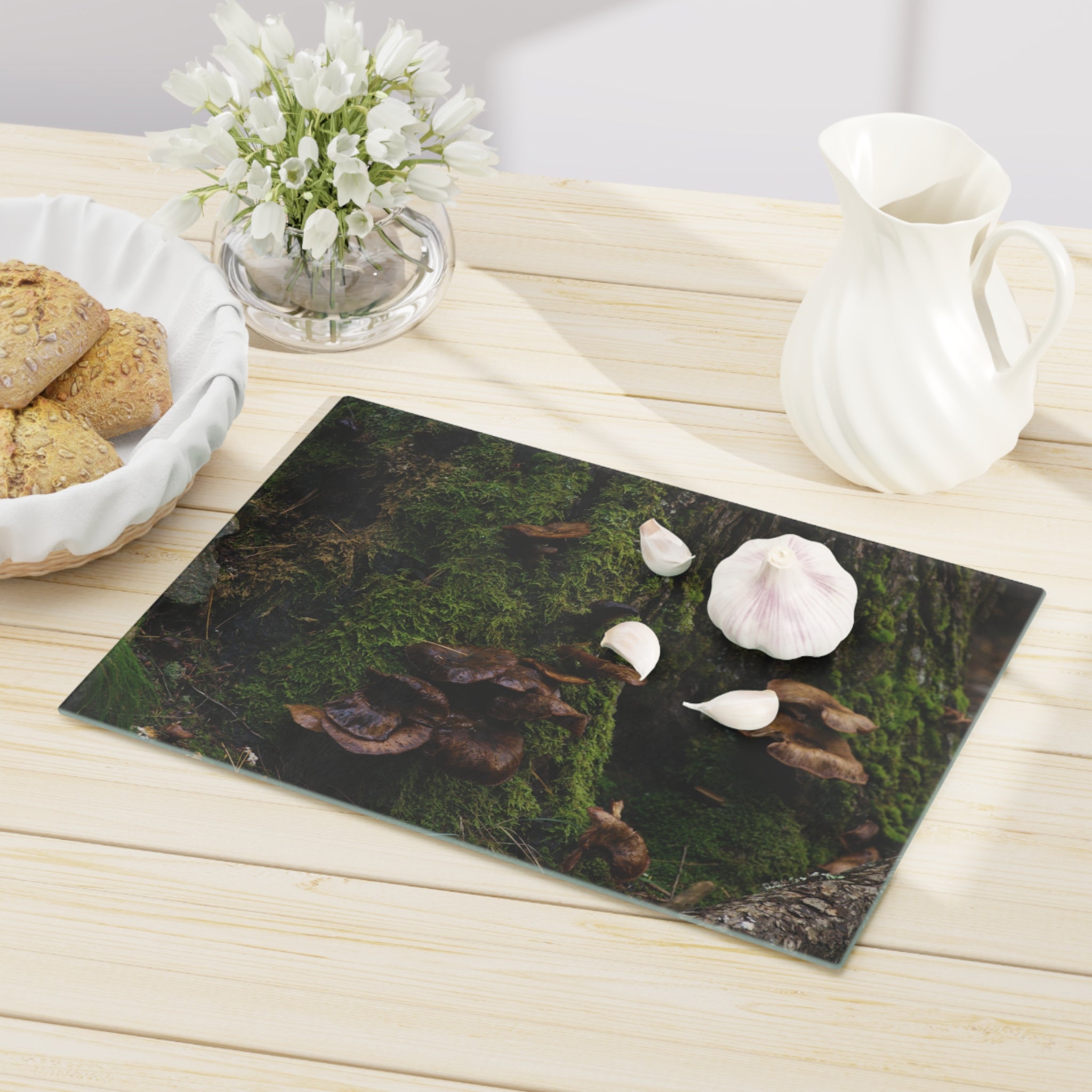 Tempered Glass Cutting Board - Acadia Flora, Acadia National Park - My Blu Horizon
