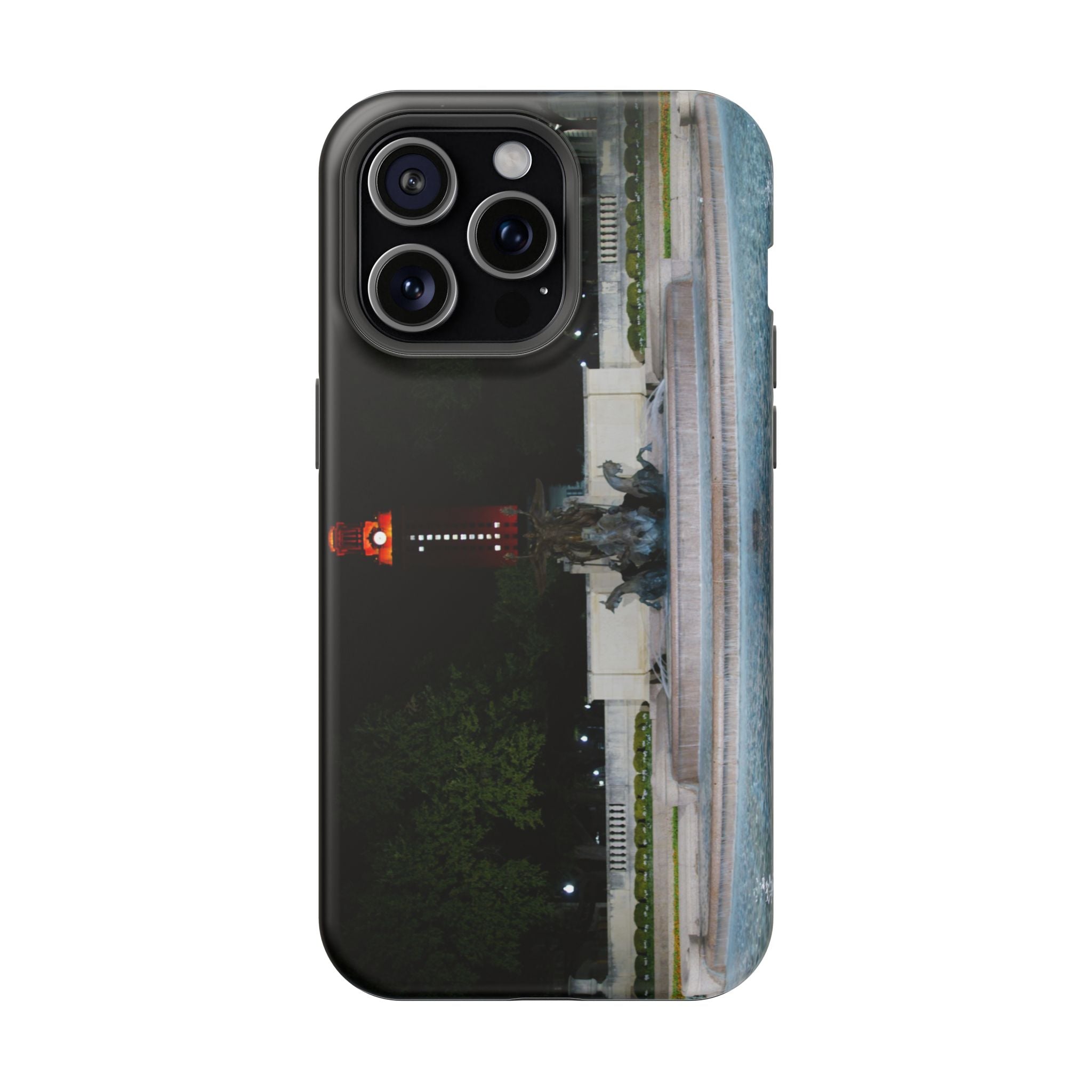 Iphone MagSafe Case - Littlefield Fountain, Texas Longhorns - My Blu Horizon