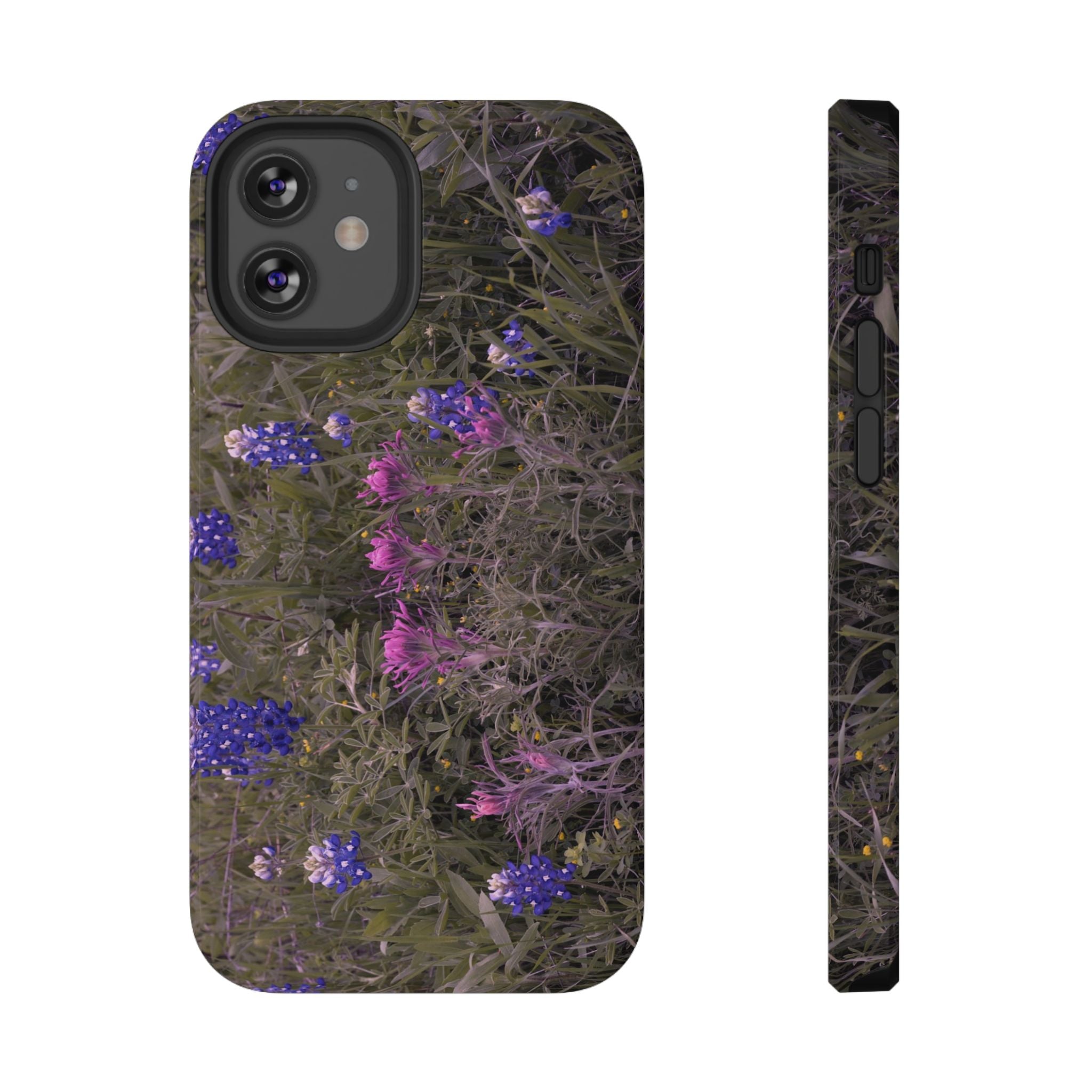 Phone Case - Texas Icons, Bluebonnets and Paintbrushes - My Blu Horizon
