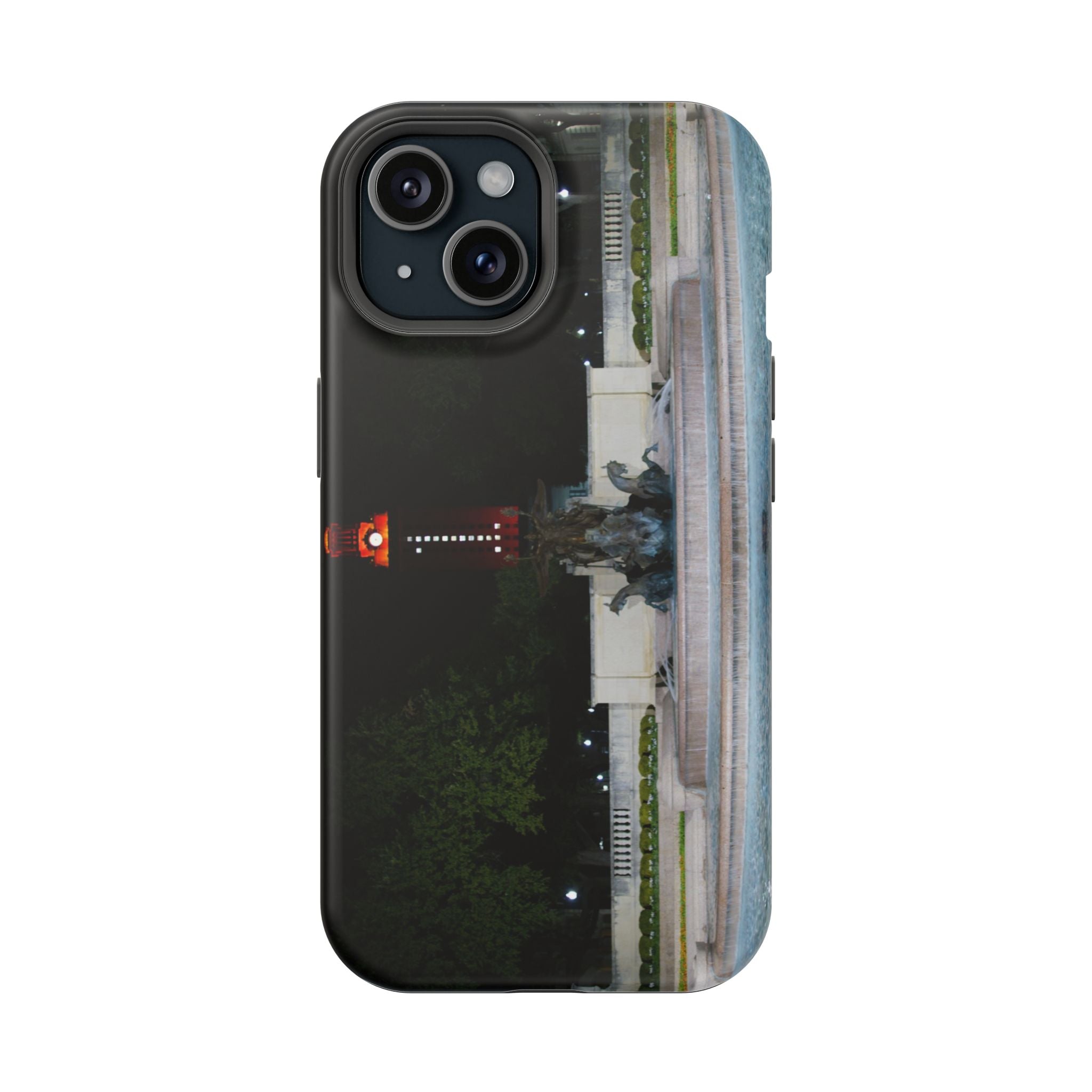 Iphone MagSafe Case - Littlefield Fountain, Texas Longhorns - My Blu Horizon