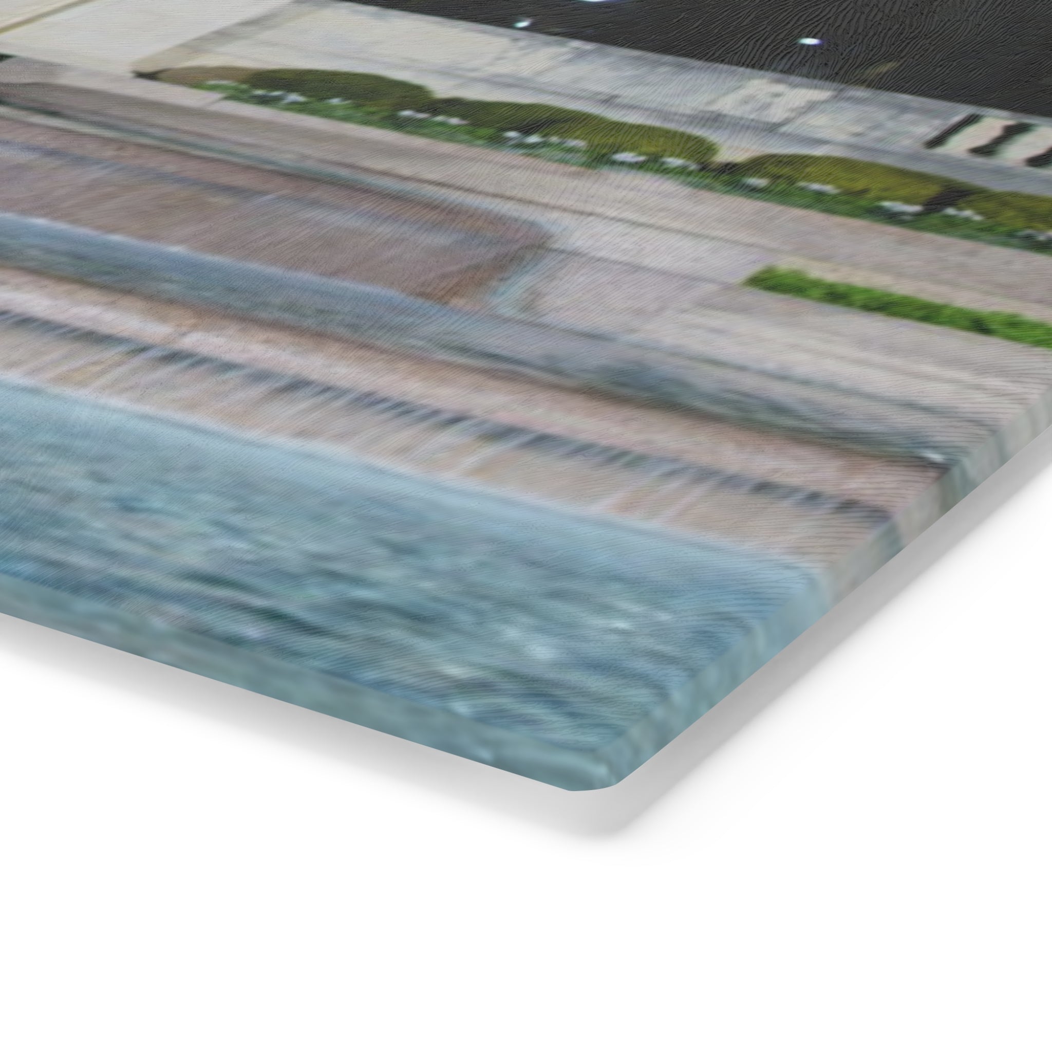 Tempered Glass Cutting Board - Littlefield Fountain, Texas Longhorns - My Blu Horizon