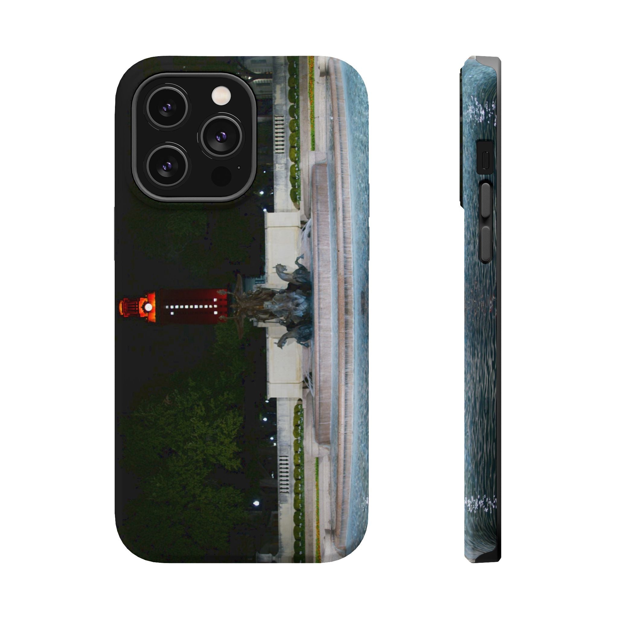 Iphone MagSafe Case - Littlefield Fountain, Texas Longhorns - My Blu Horizon