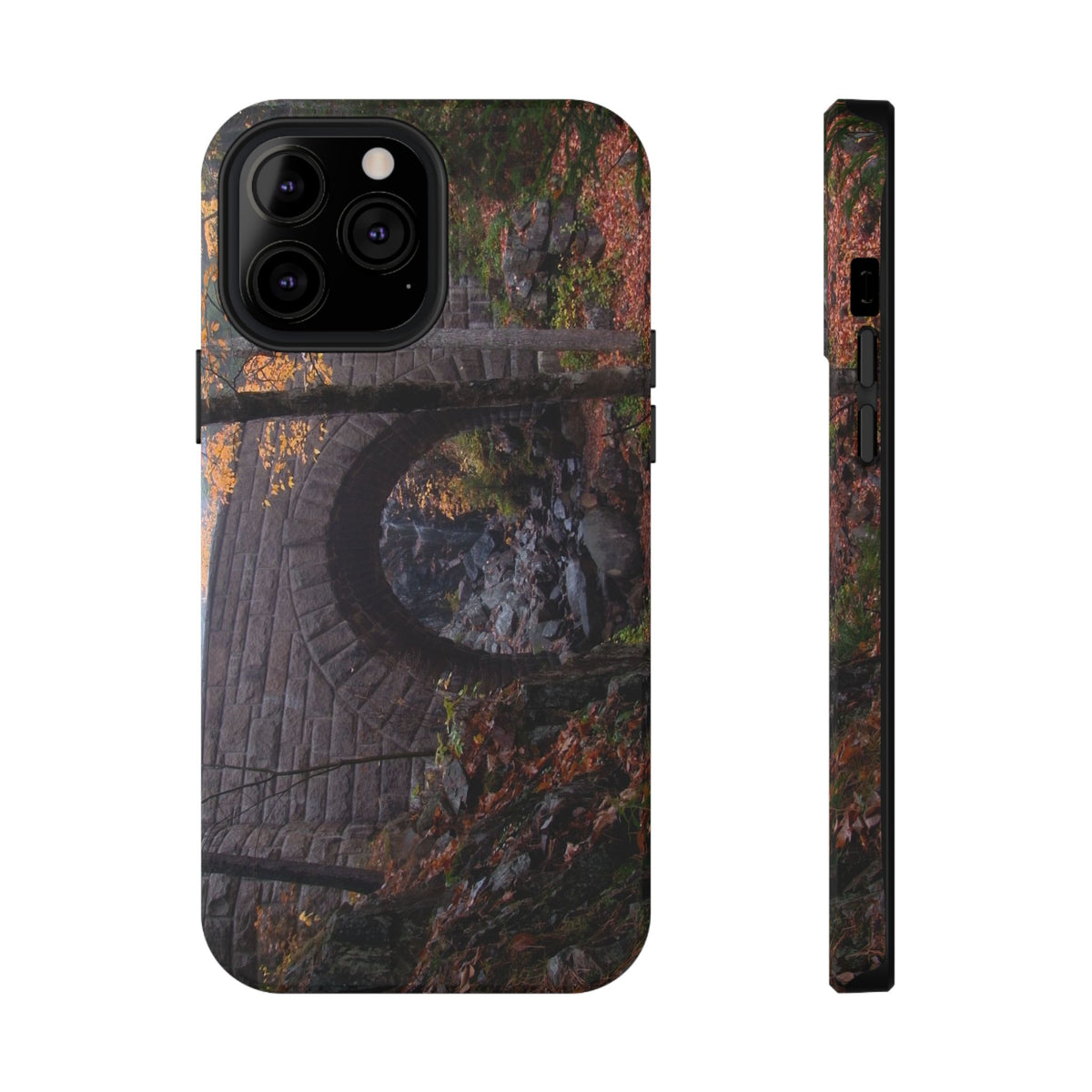 Phone Case  | Waterfall Bridge Fall | Acadia National Park | My Blu Horizon
