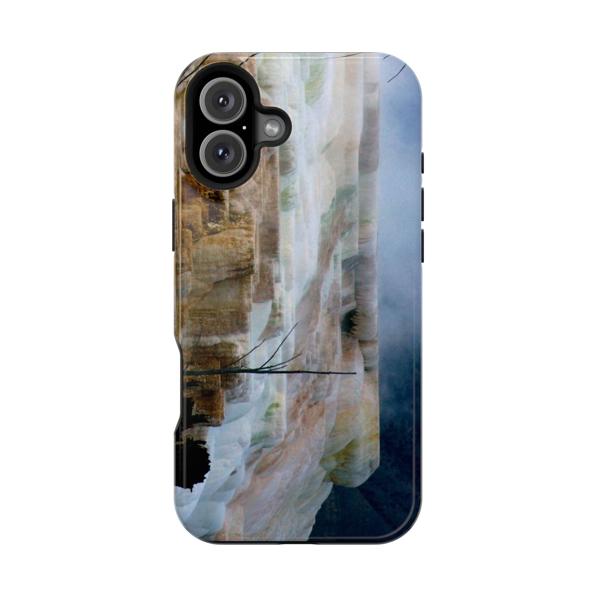 Phone Case - Mammoth Hot Springs Yellowstone - My Blu Horizon