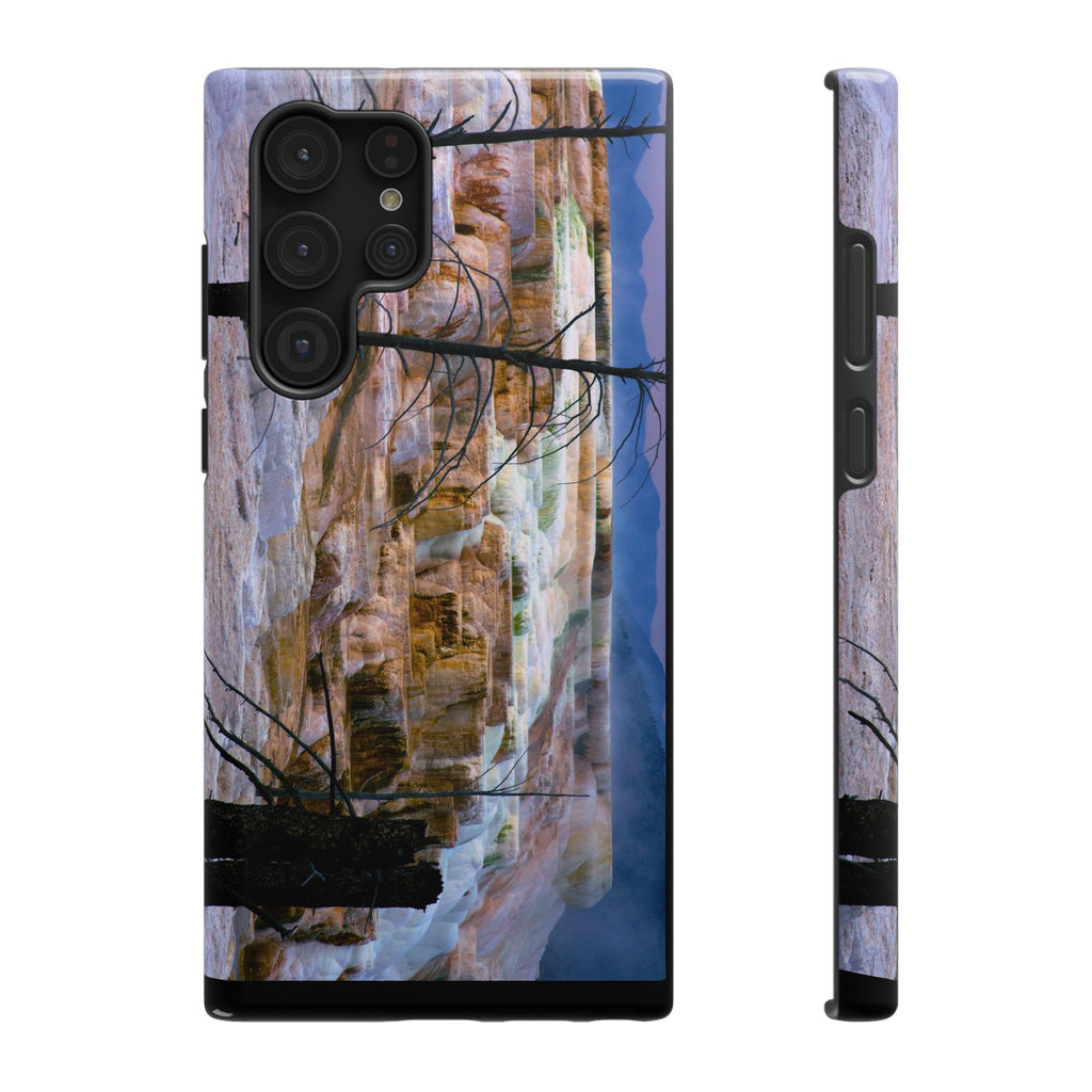 Phone Case - Mammoth Hot Springs Yellowstone - My Blu Horizon
