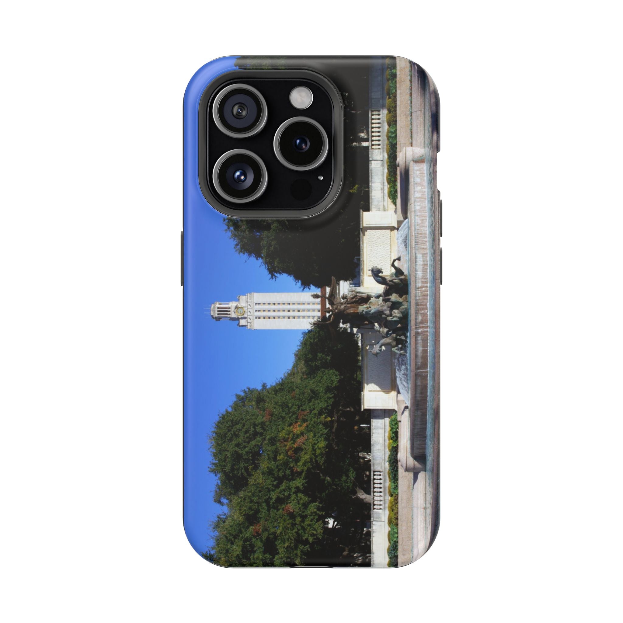 Iphone MagSafe Case - Littlefield Fountain, Texas Longhorns - My Blu Horizon