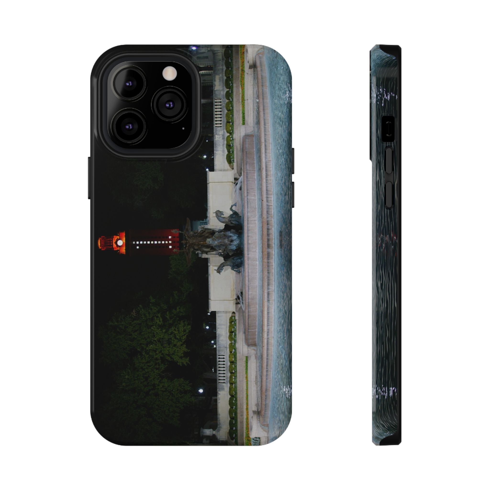 Phone Case - Littlefield Fountain, University of Texas - My Blu Horizon