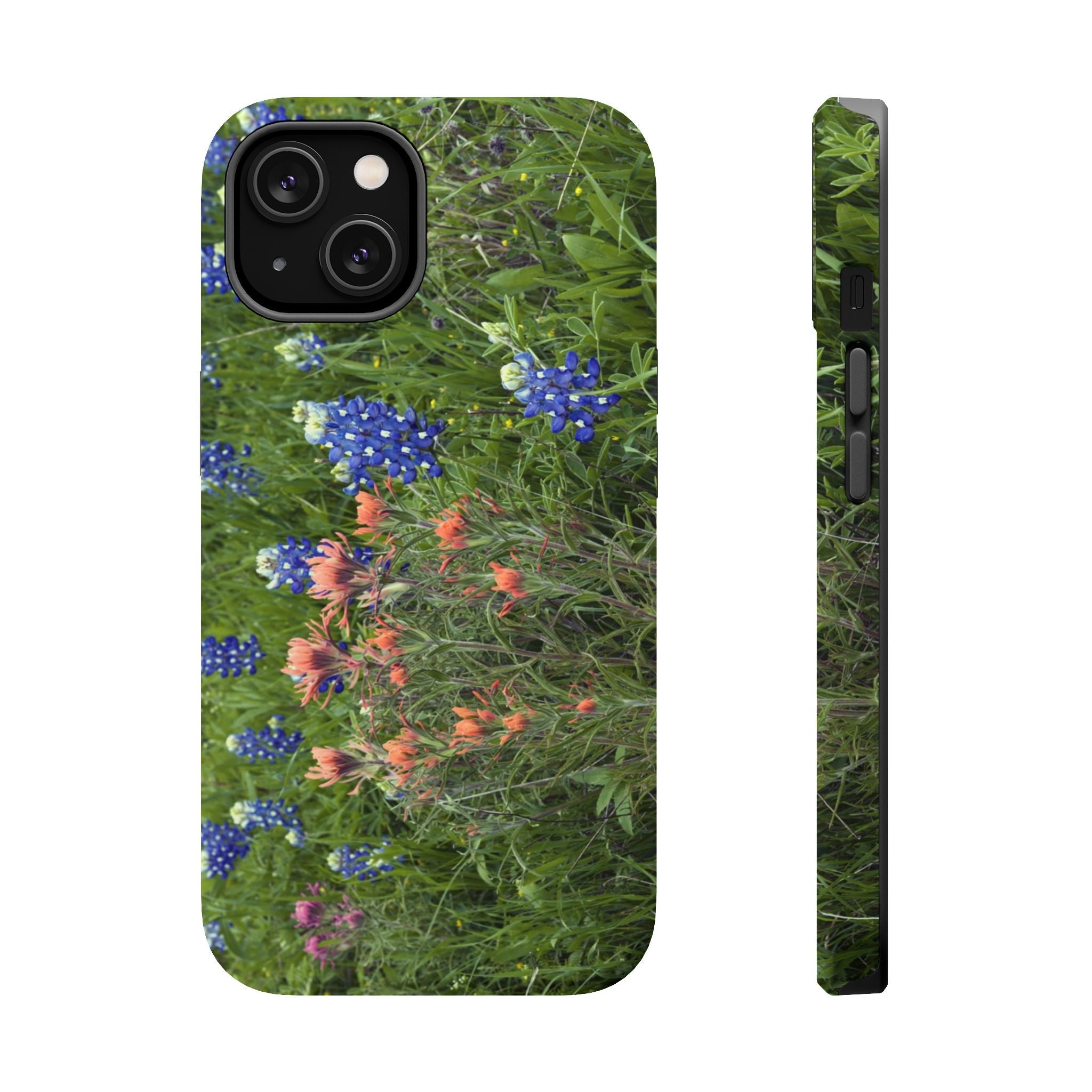Iphone MagSafe Case - Bluebonnets and Indian Paintbrushes - My Blu Horizon