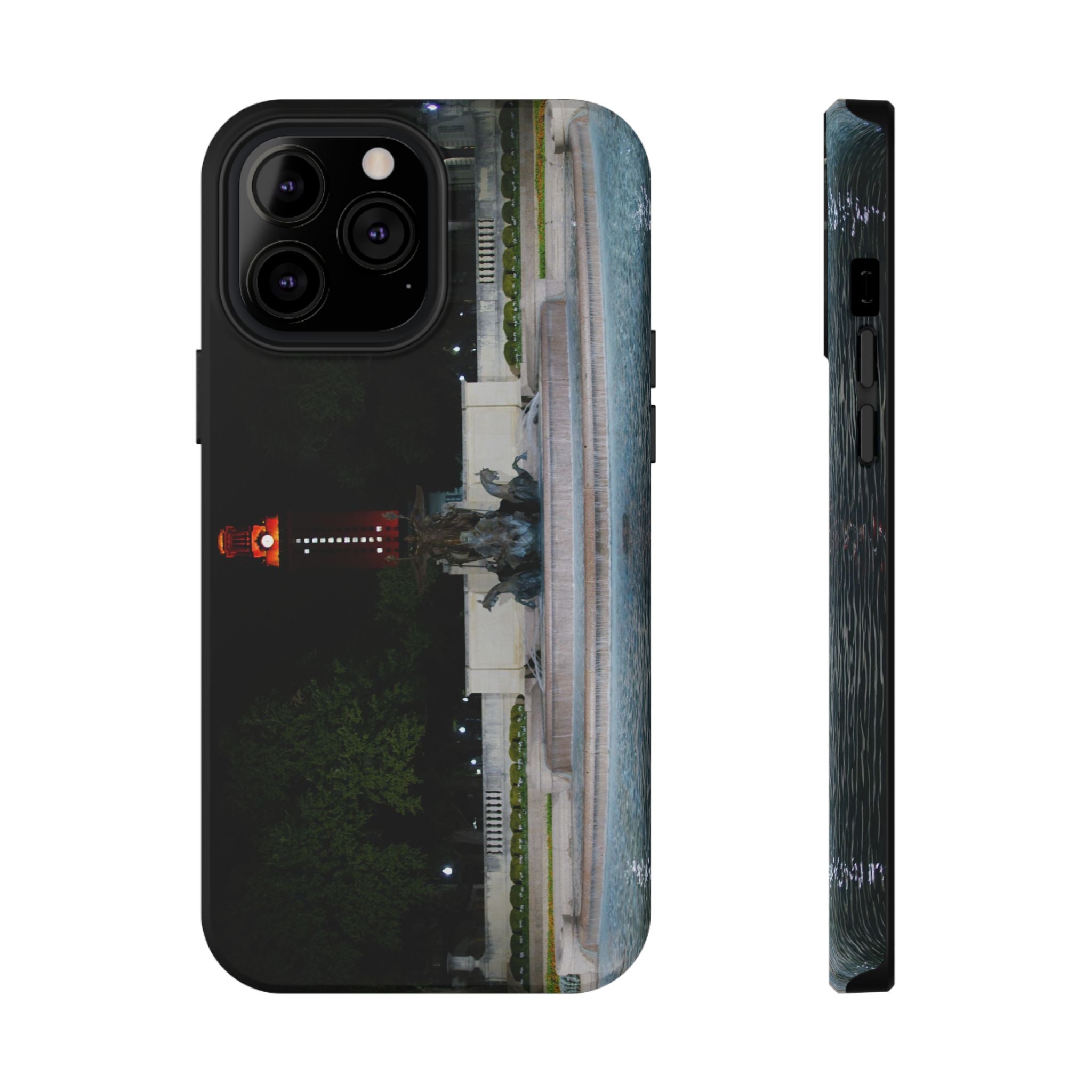Phone Case - Littlefield Fountain, University of Texas - My Blu Horizon
