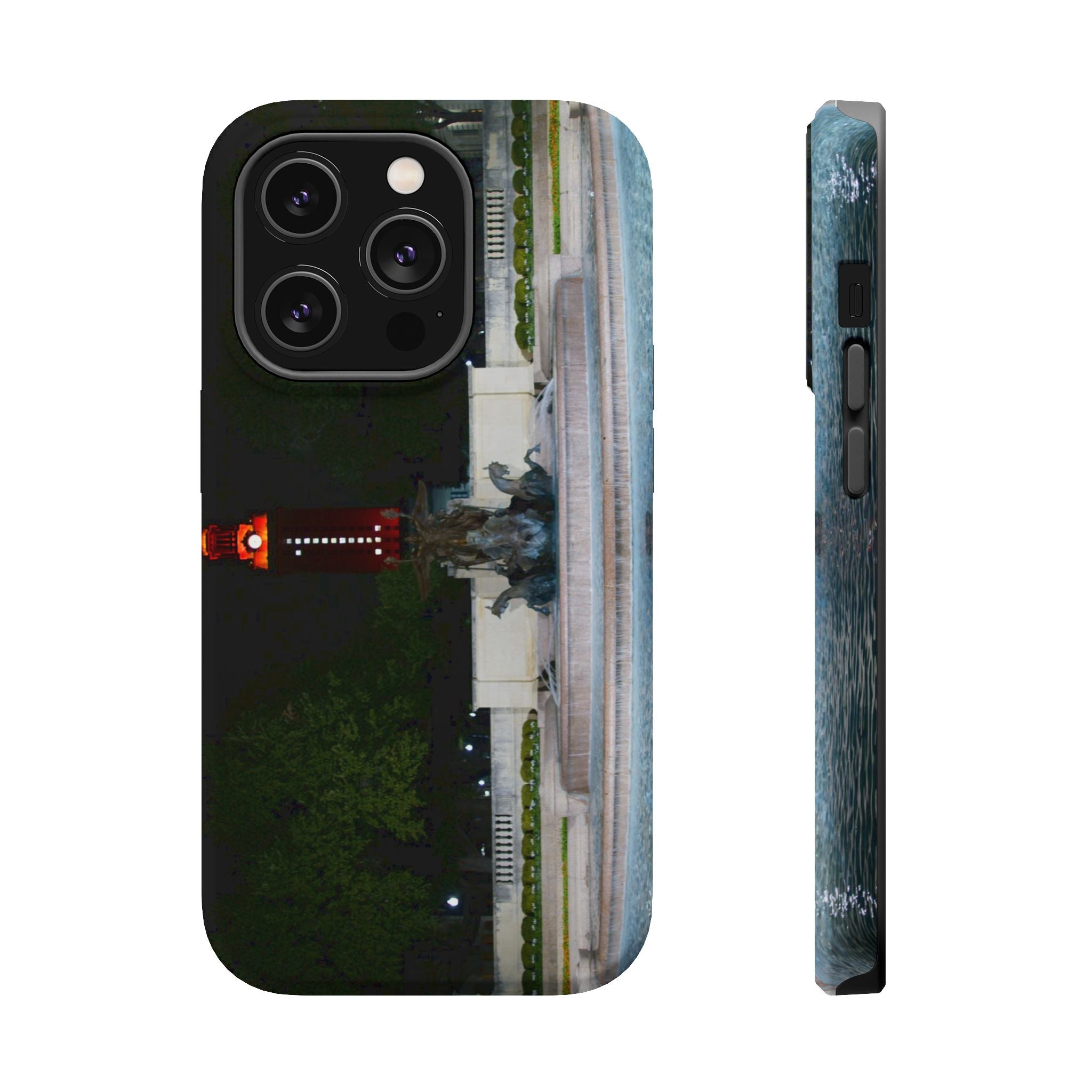 Iphone MagSafe Case - Littlefield Fountain, Texas Longhorns - My Blu Horizon