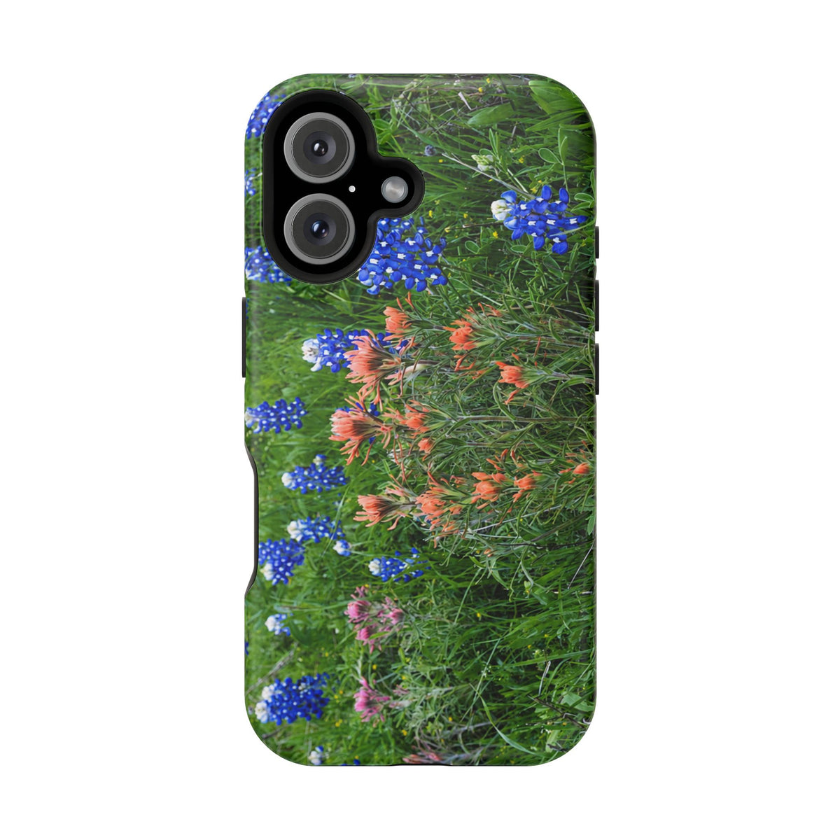 iPhone MagSafe Case | Texas Bluebonnets and Peach Indian Paintbrushes | My Blu Horizon