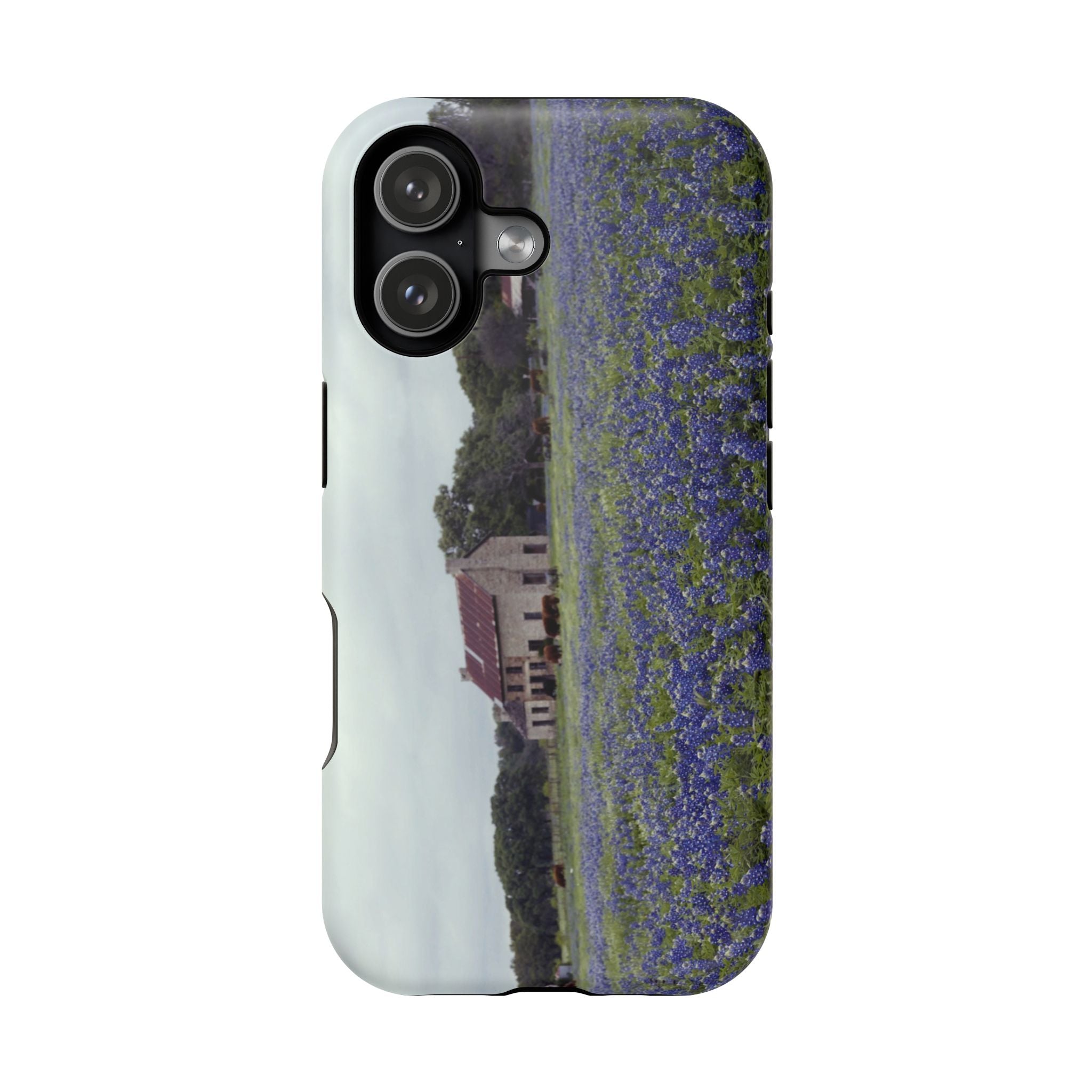 Iphone MagSafe Case - Marble Falls Bluebonnet House - My Blu Horizon