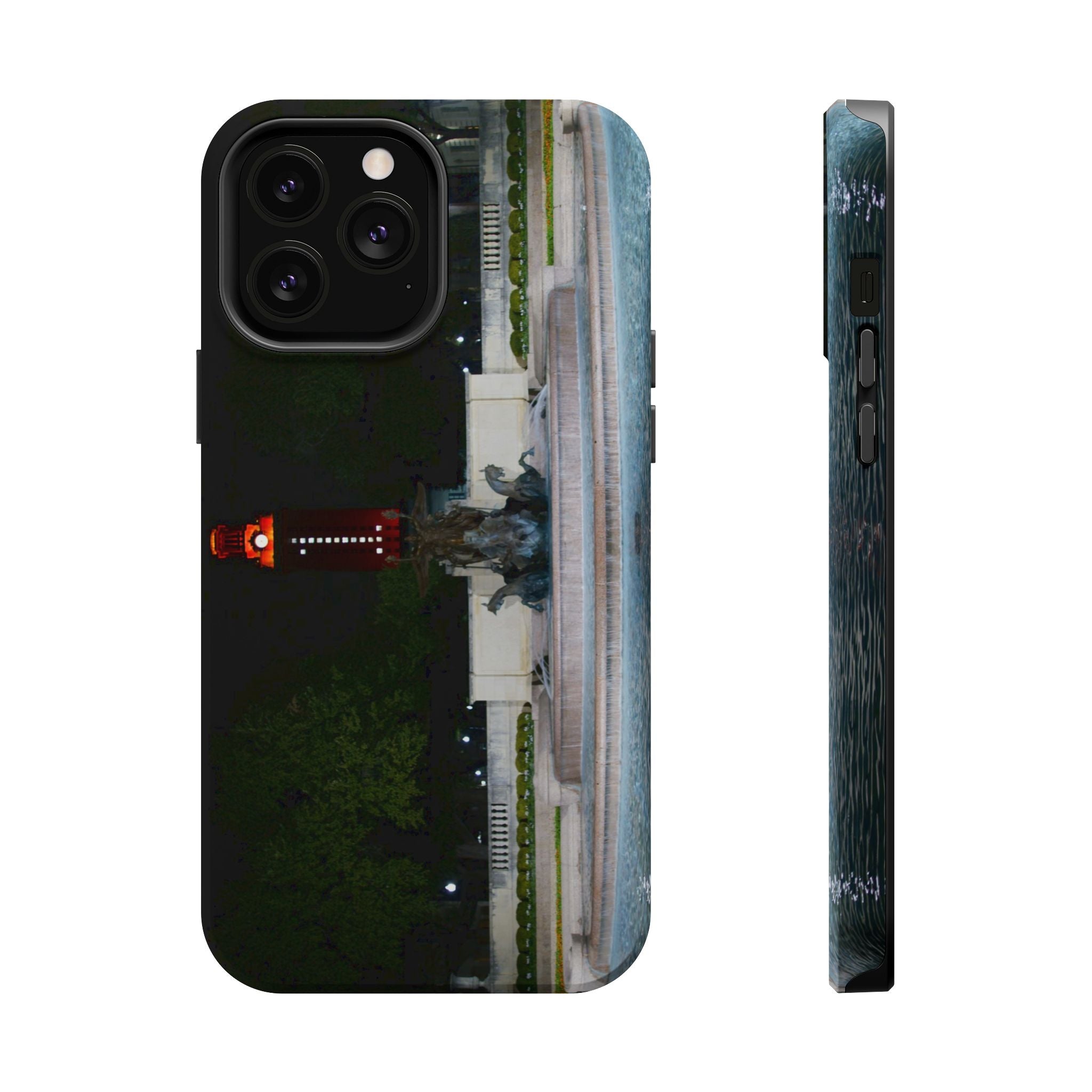 Iphone MagSafe Case - Littlefield Fountain, Texas Longhorns - My Blu Horizon