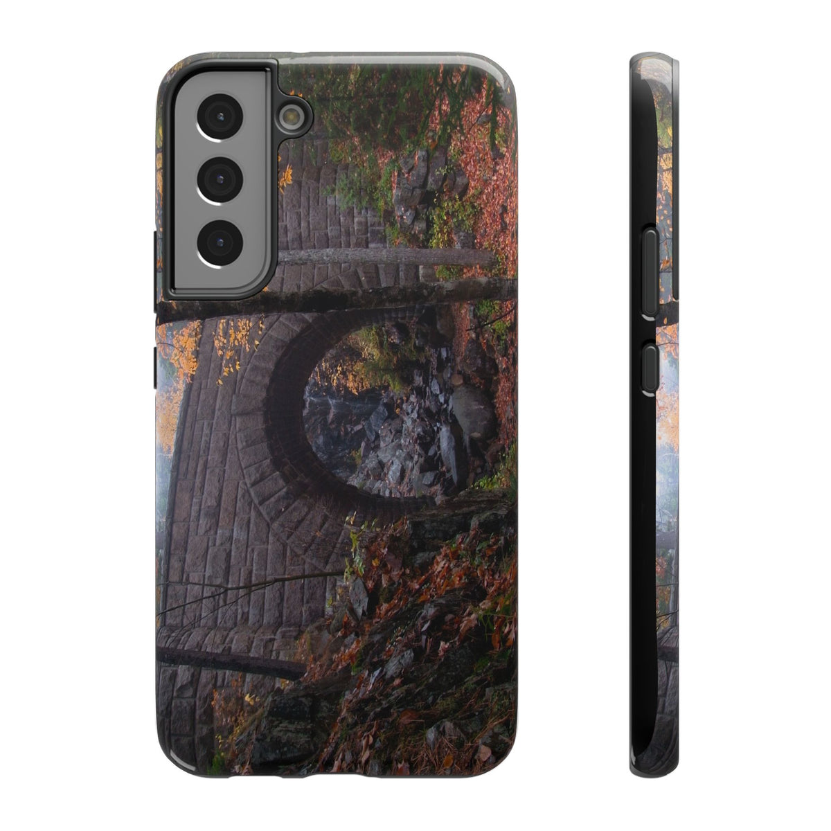 Phone Case  | Waterfall Bridge Fall | Acadia National Park | My Blu Horizon