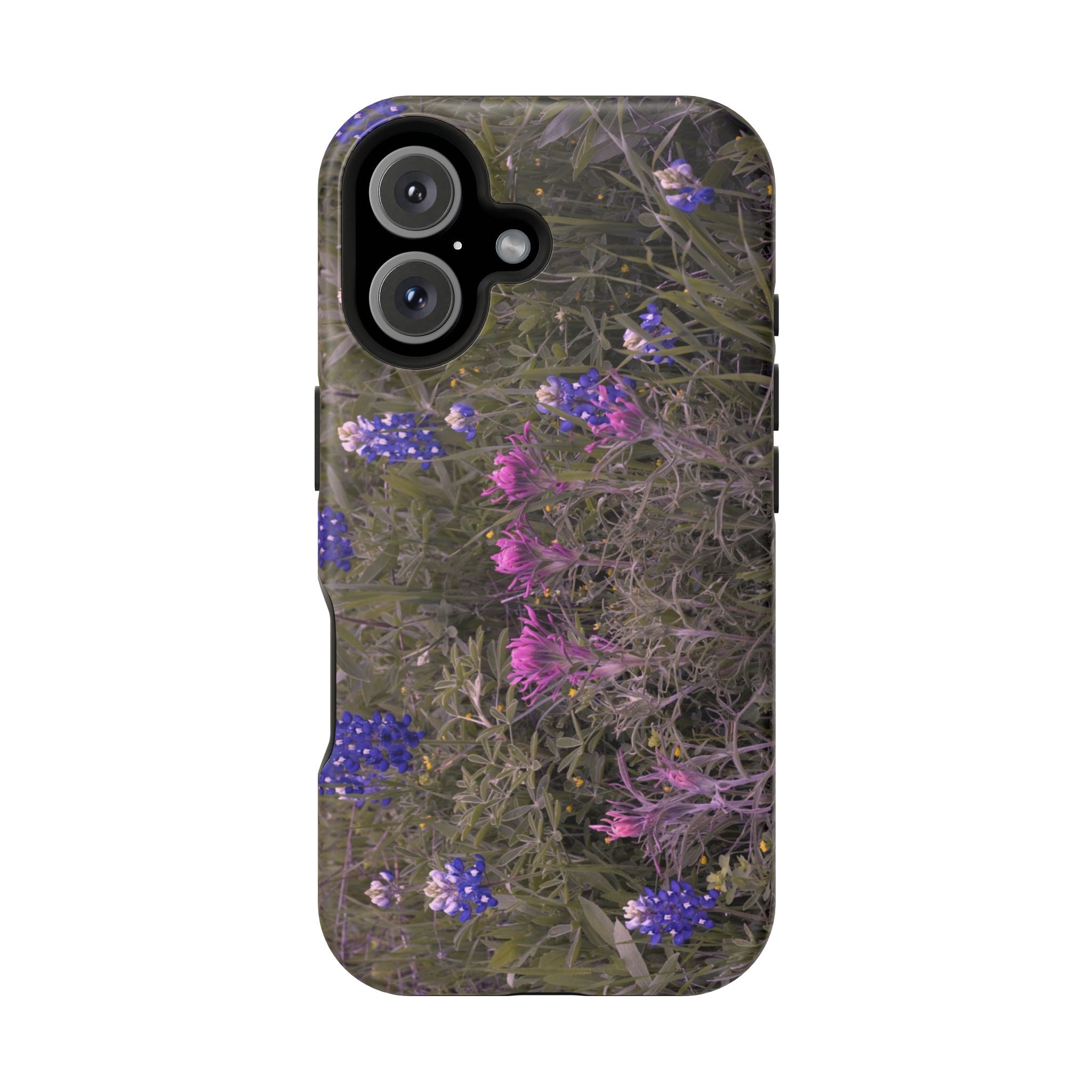 Phone Case - Texas Icons, Bluebonnets and Paintbrushes - My Blu Horizon