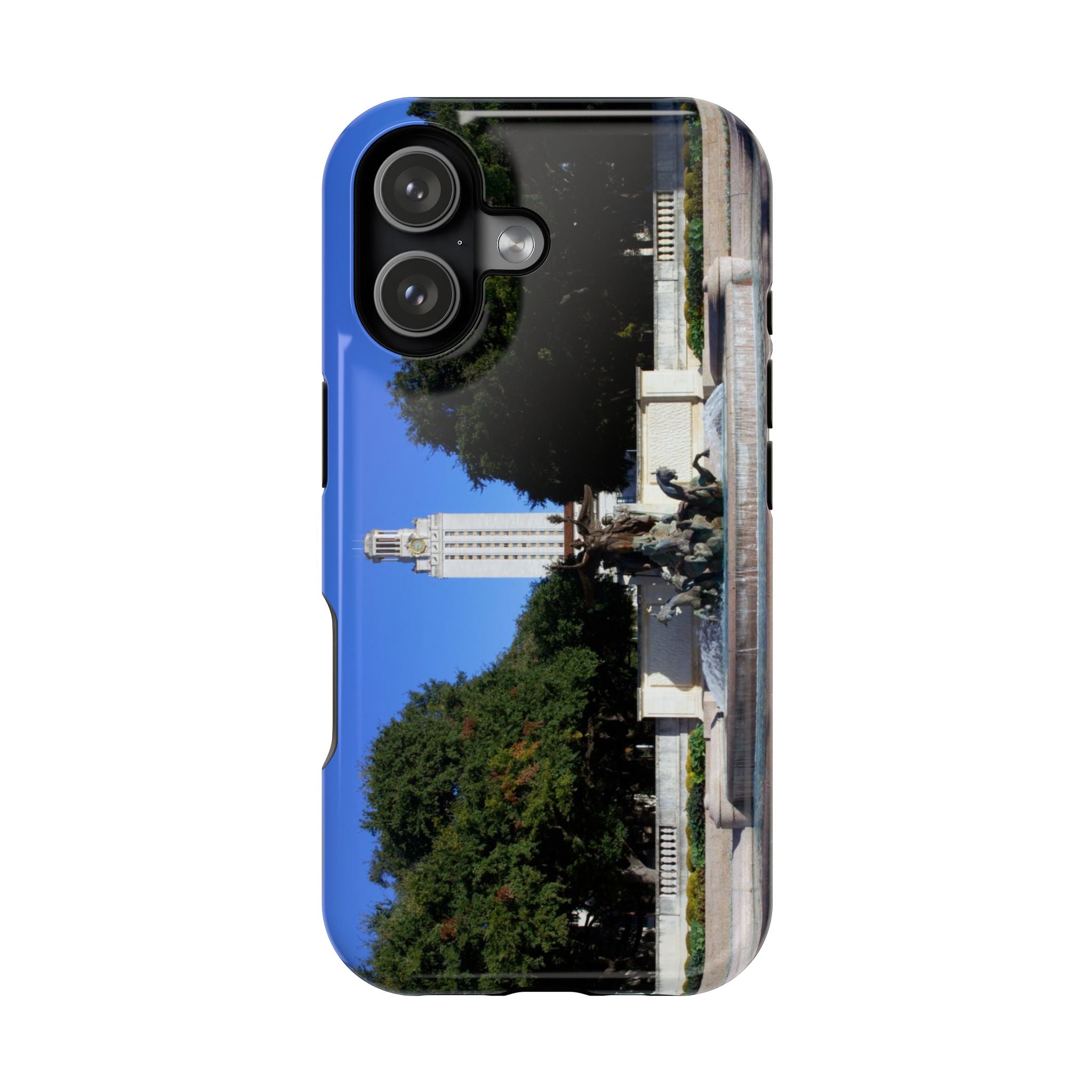 Iphone MagSafe Case - Littlefield Fountain, Texas Longhorns - My Blu Horizon