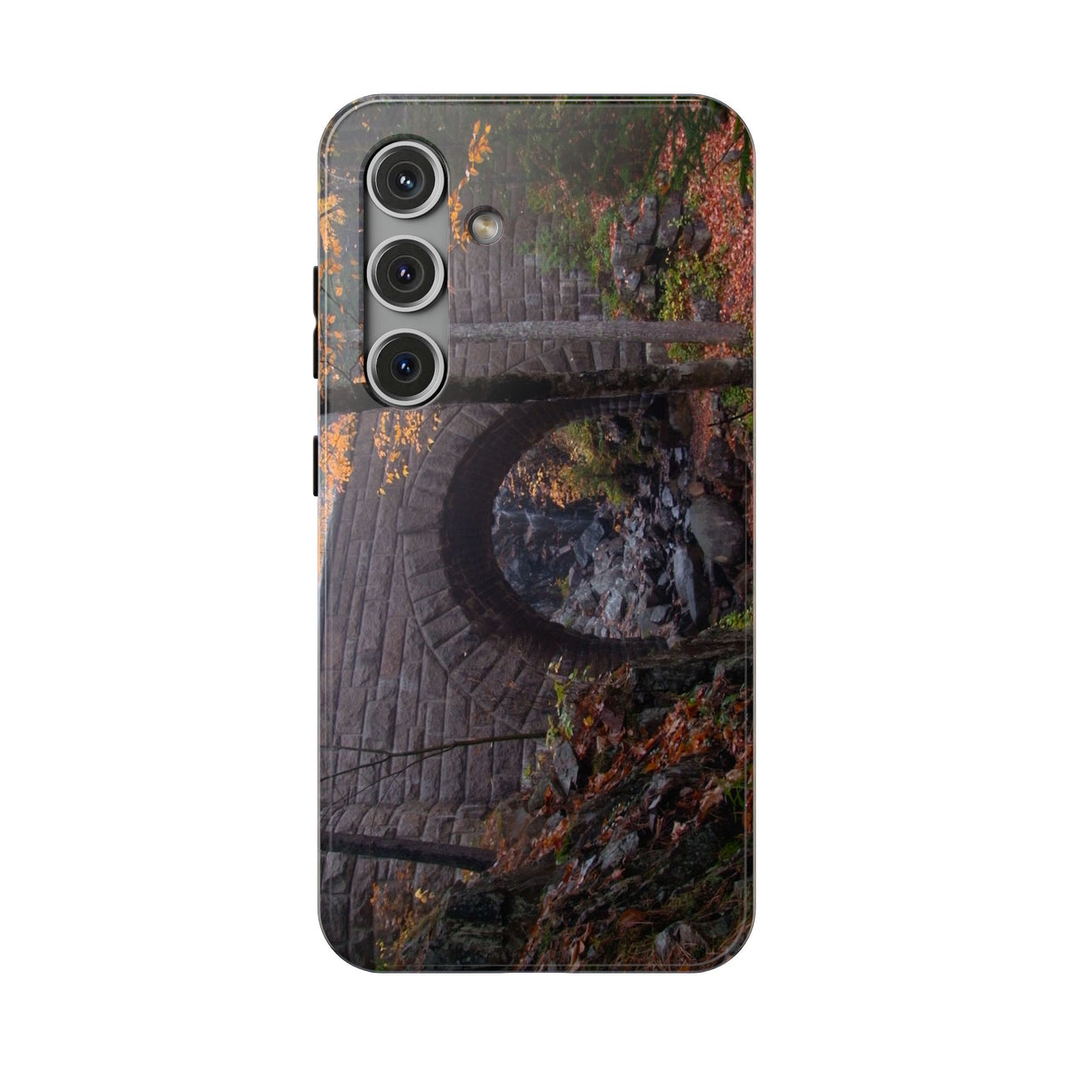 Phone Case  | Waterfall Bridge Fall | Acadia National Park | My Blu Horizon