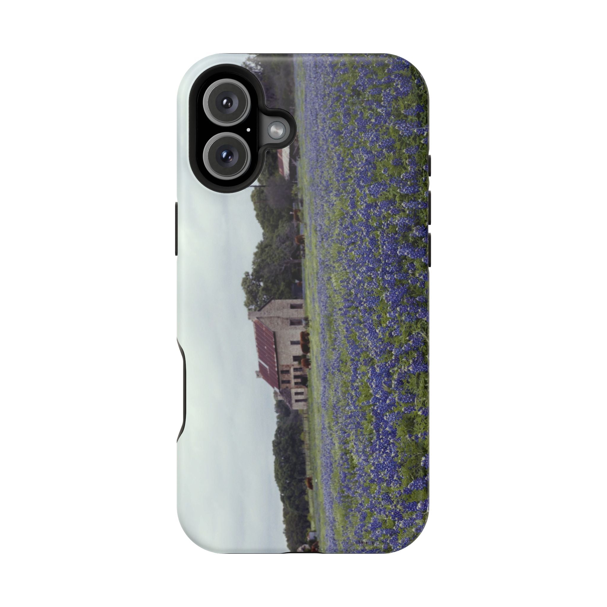 Iphone MagSafe Case - Marble Falls Bluebonnet House - My Blu Horizon