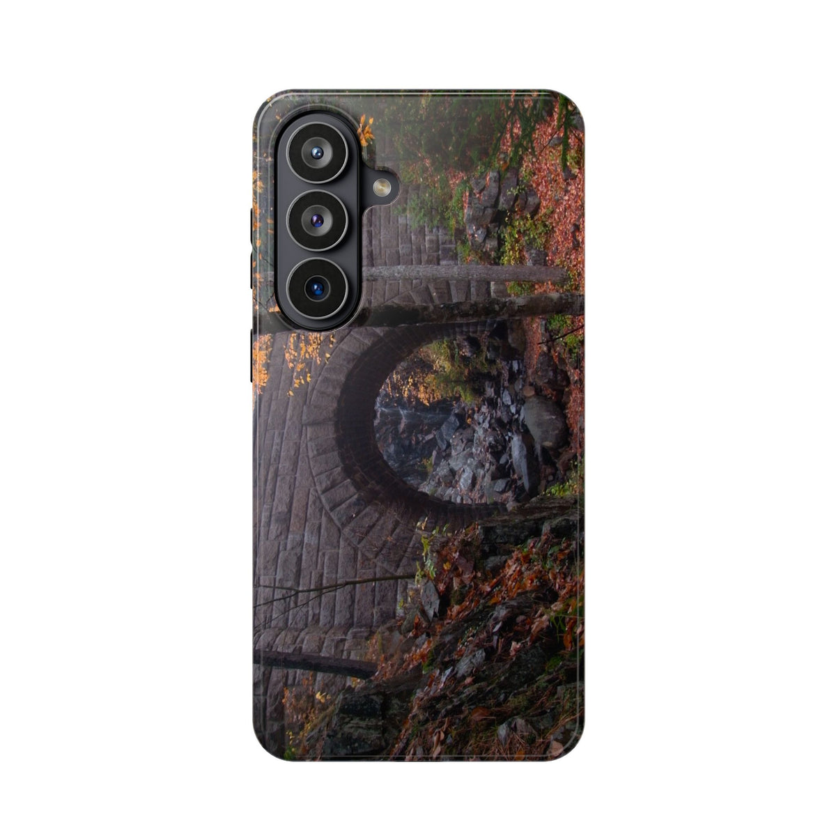 iPhone MagSafe Case | Waterfall Bridge Fall | Acadia National Park | My Blu Horizon