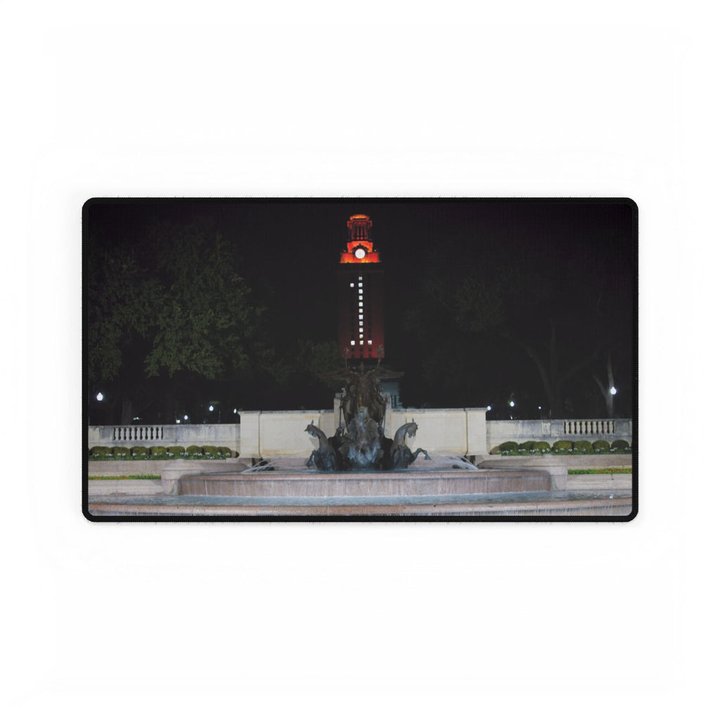 Premium Mouse Pads and Desk Mats - Littlefield Fountain, Texas Longhorns -My Blu Horizon