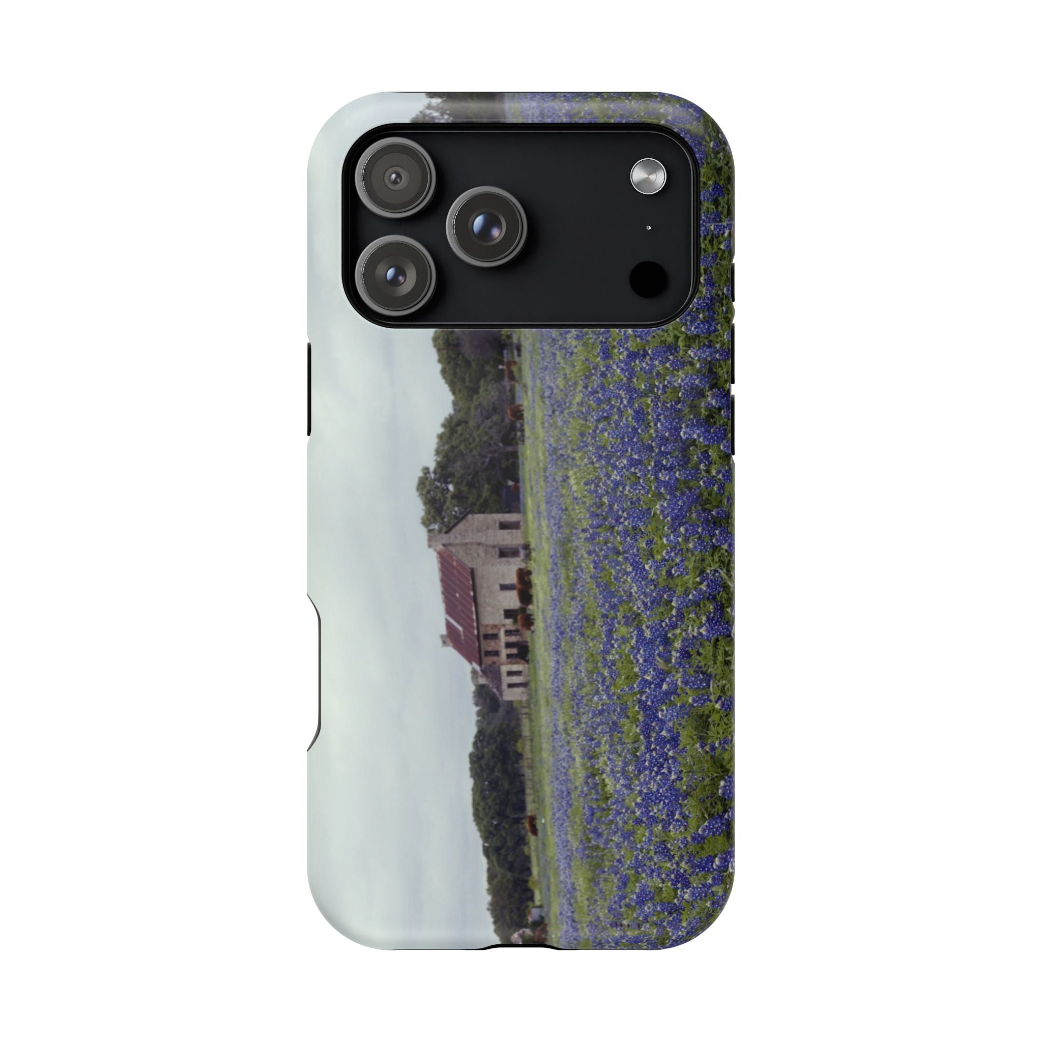 Iphone MagSafe Case - Marble Falls Bluebonnet House - My Blu Horizon