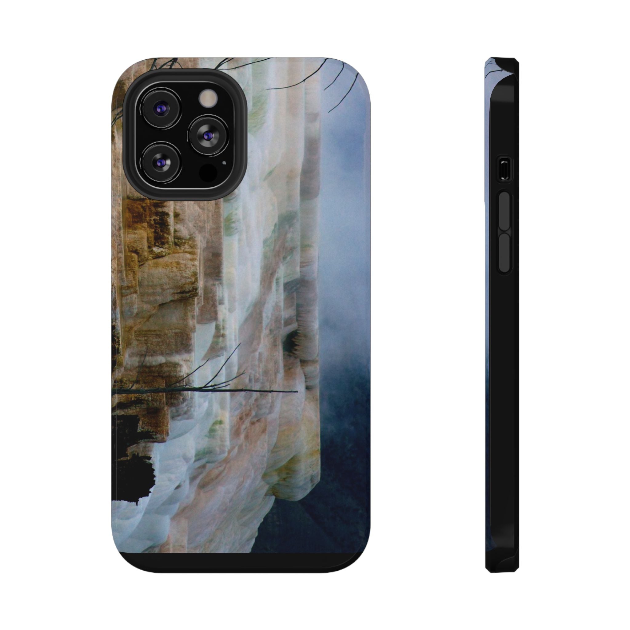 Phone Case - Mammoth Hot Springs Yellowstone - My Blu Horizon