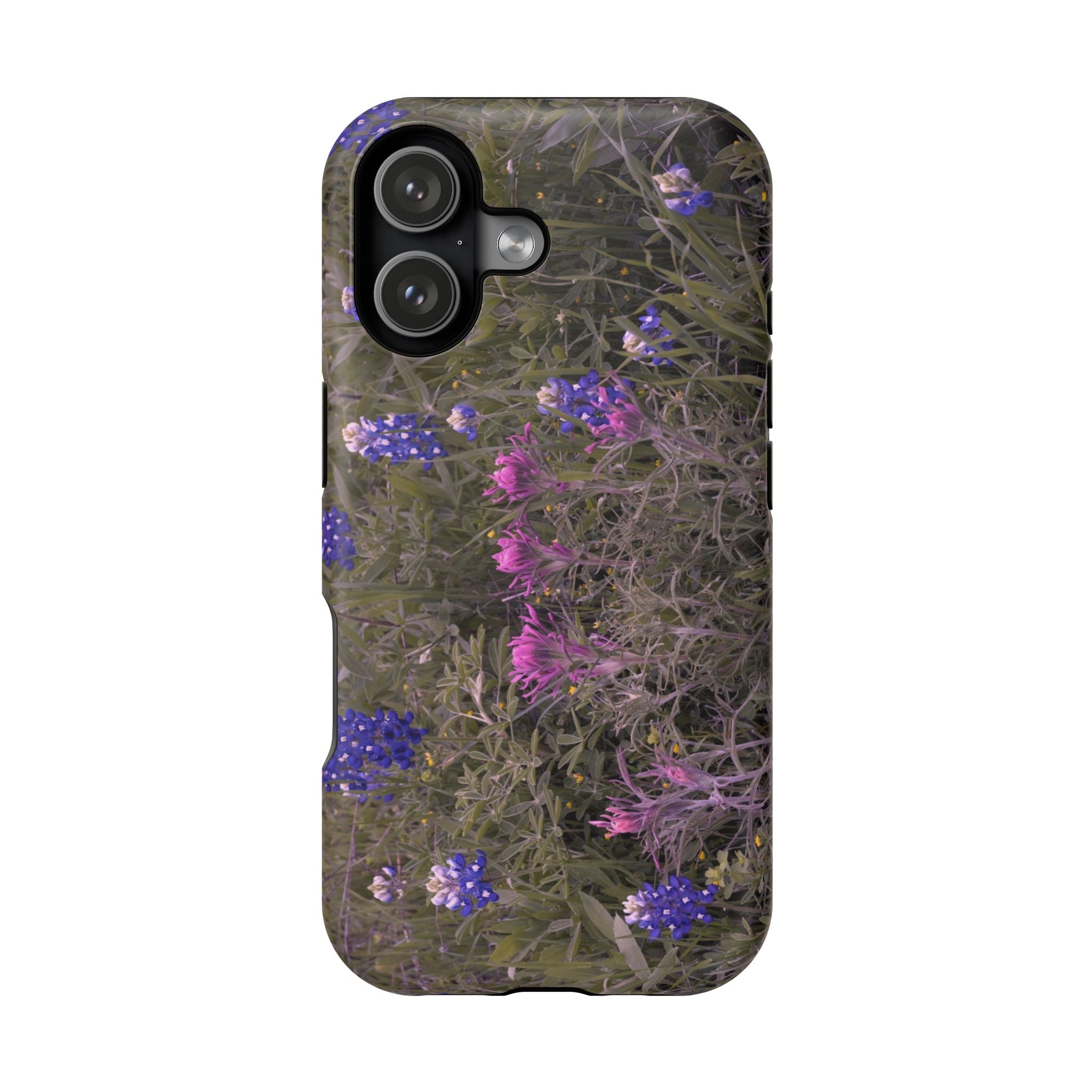 Phone Case - Texas Icons, Bluebonnets and Paintbrushes - My Blu Horizon