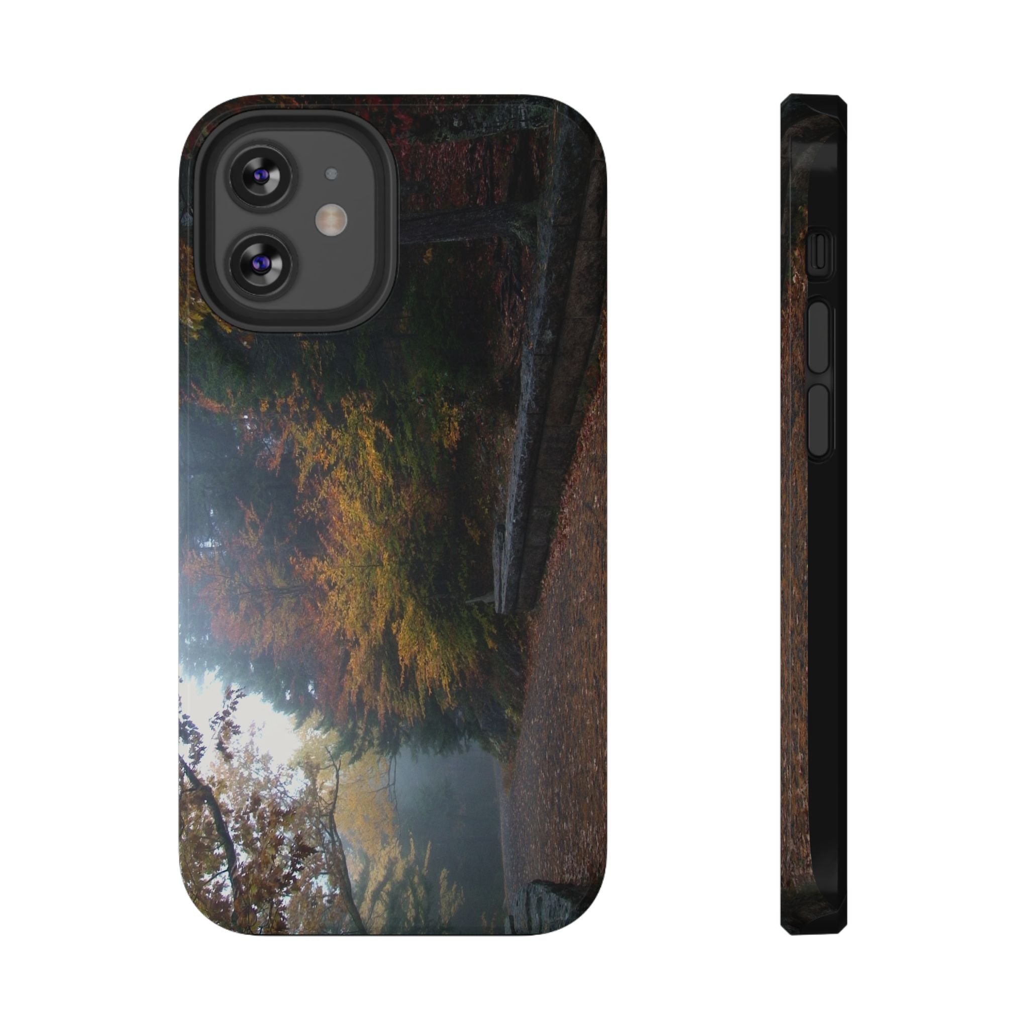 Phone Case | Waterfall Bridge Carriage Road View | Acadia National Park | My Blu Horizon