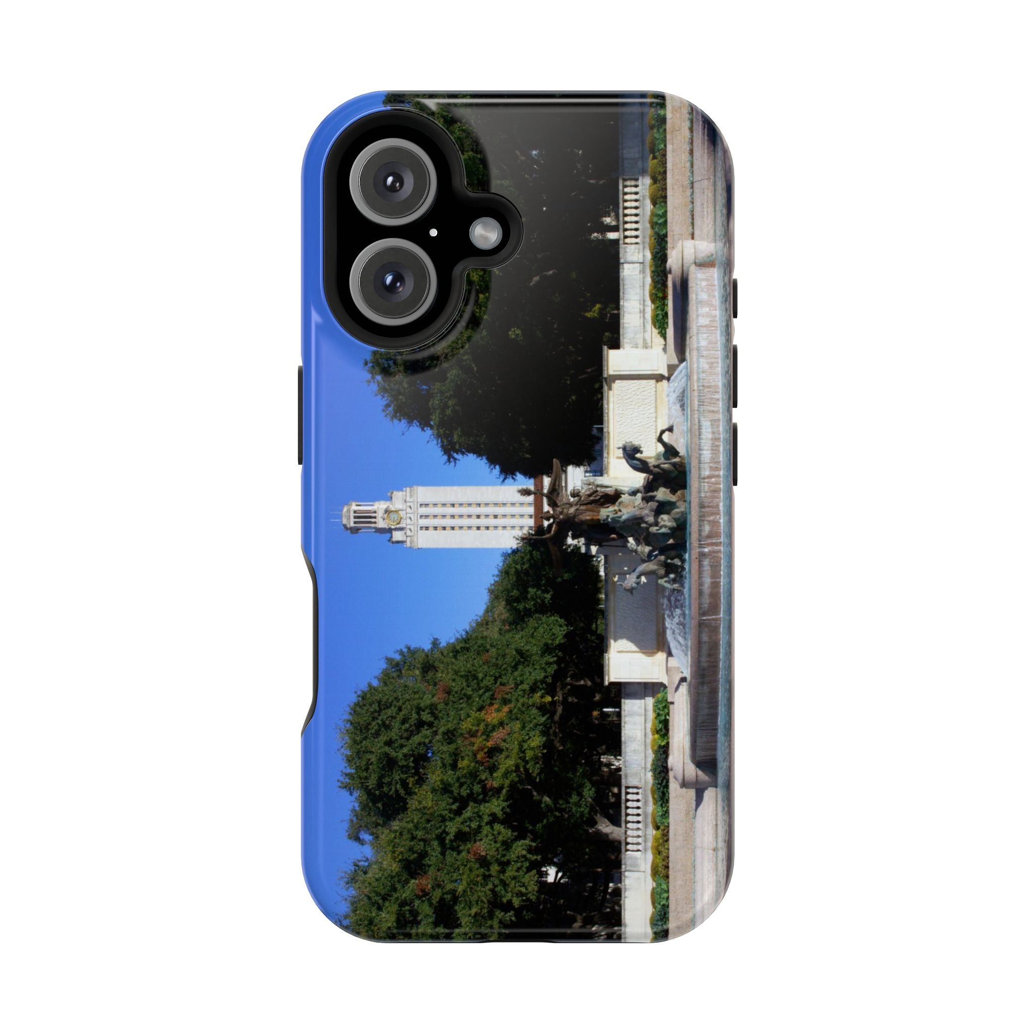 Iphone MagSafe Case - Littlefield Fountain, Texas Longhorns - My Blu Horizon
