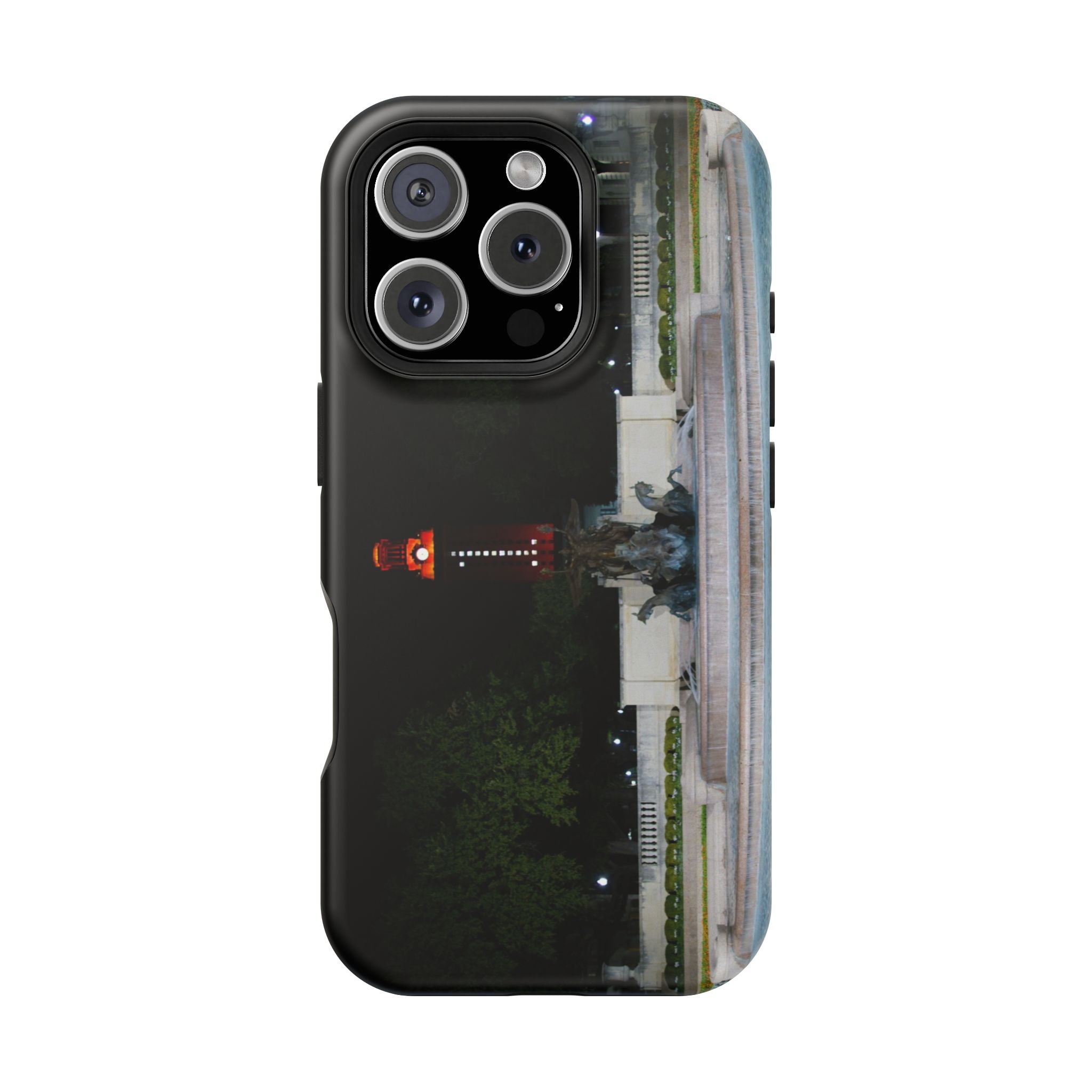 Iphone MagSafe Case - Littlefield Fountain, Texas Longhorns - My Blu Horizon