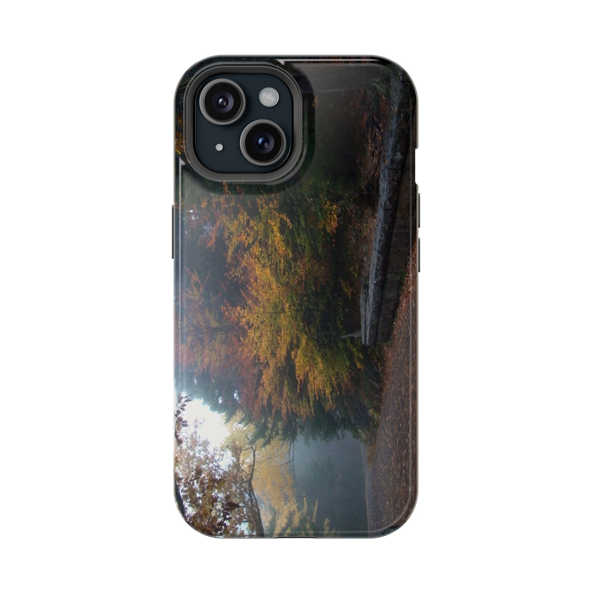 iPhone MagSafe Case | Waterfall Bridge Carriage Road | Acadia National Park | My Blu Horizon