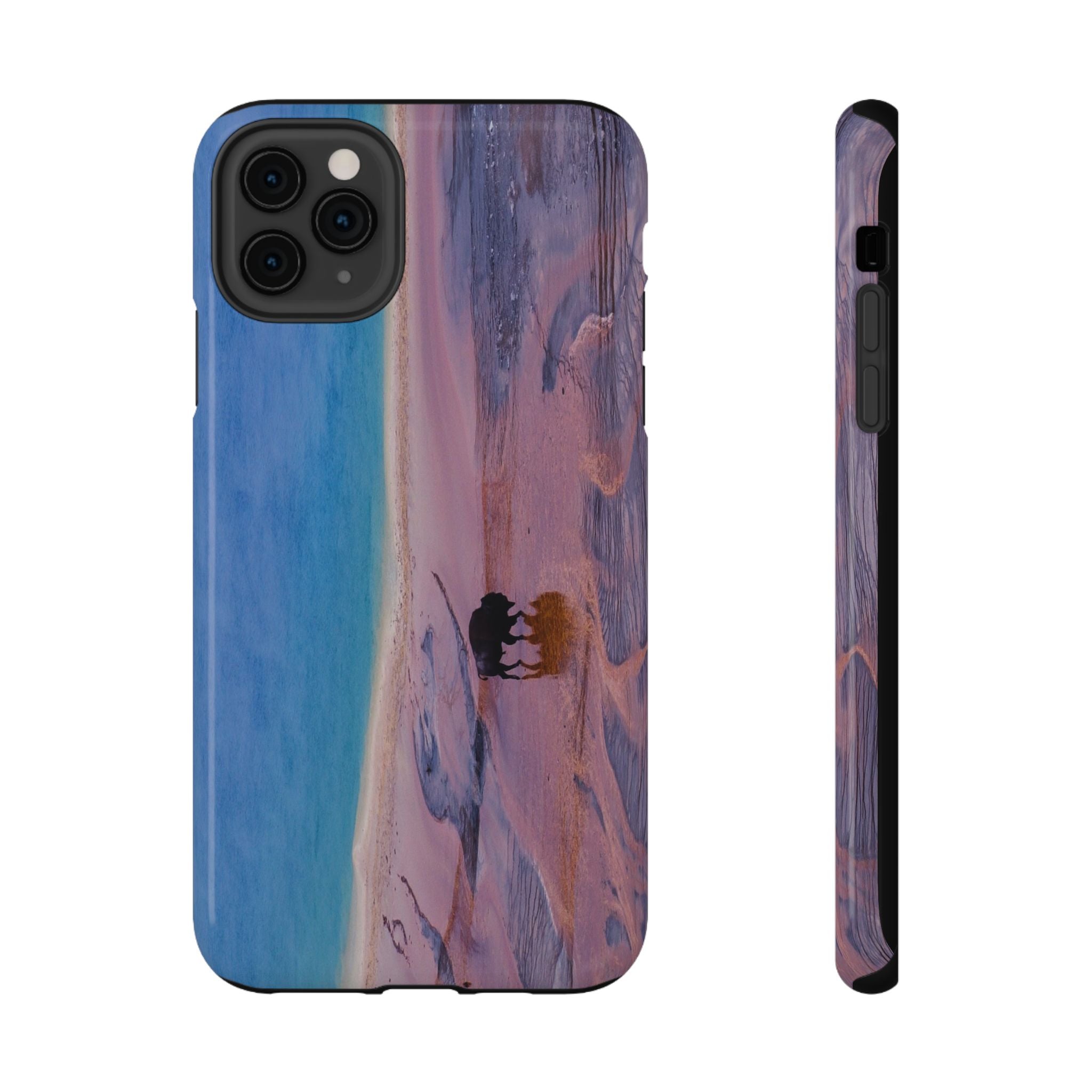Phone Case - Bison and Grand Prismatic Spring, Yellowstone - My Blu Horizon
