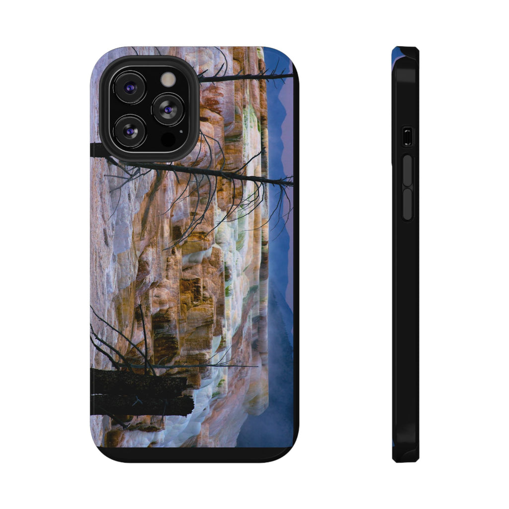 Phone Case - Mammoth Hot Springs Yellowstone - My Blu Horizon