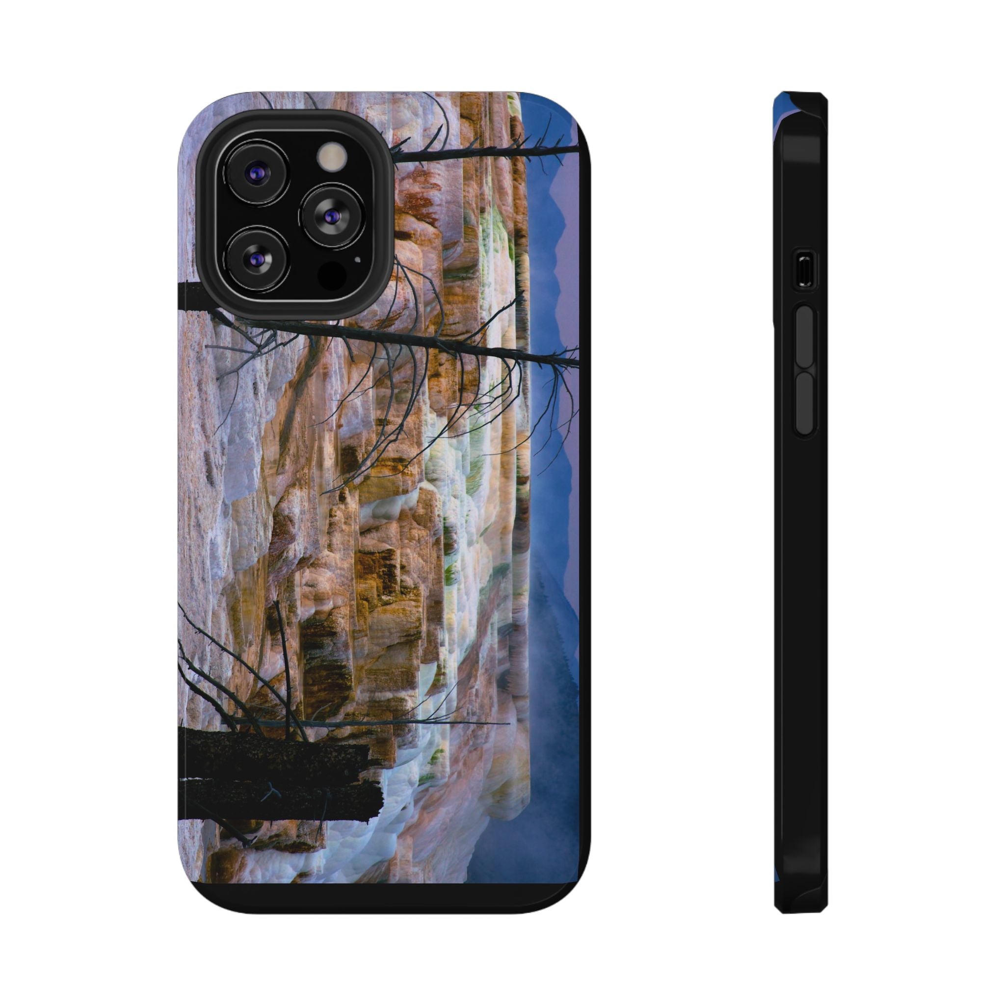 Phone Case - Mammoth Hot Springs Yellowstone - My Blu Horizon