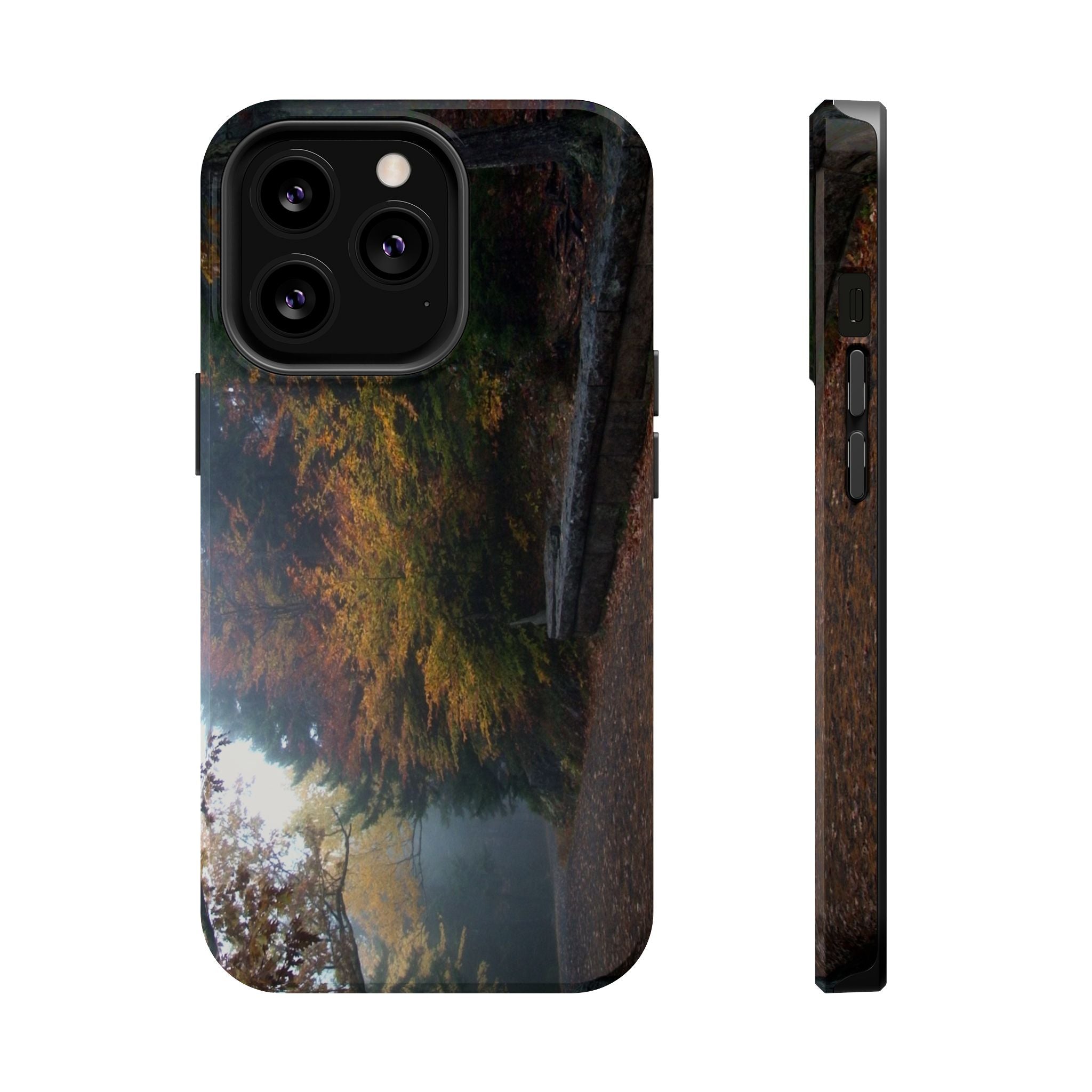 iPhone MagSafe Case | Waterfall Bridge Carriage Road | Acadia National Park | My Blu Horizon