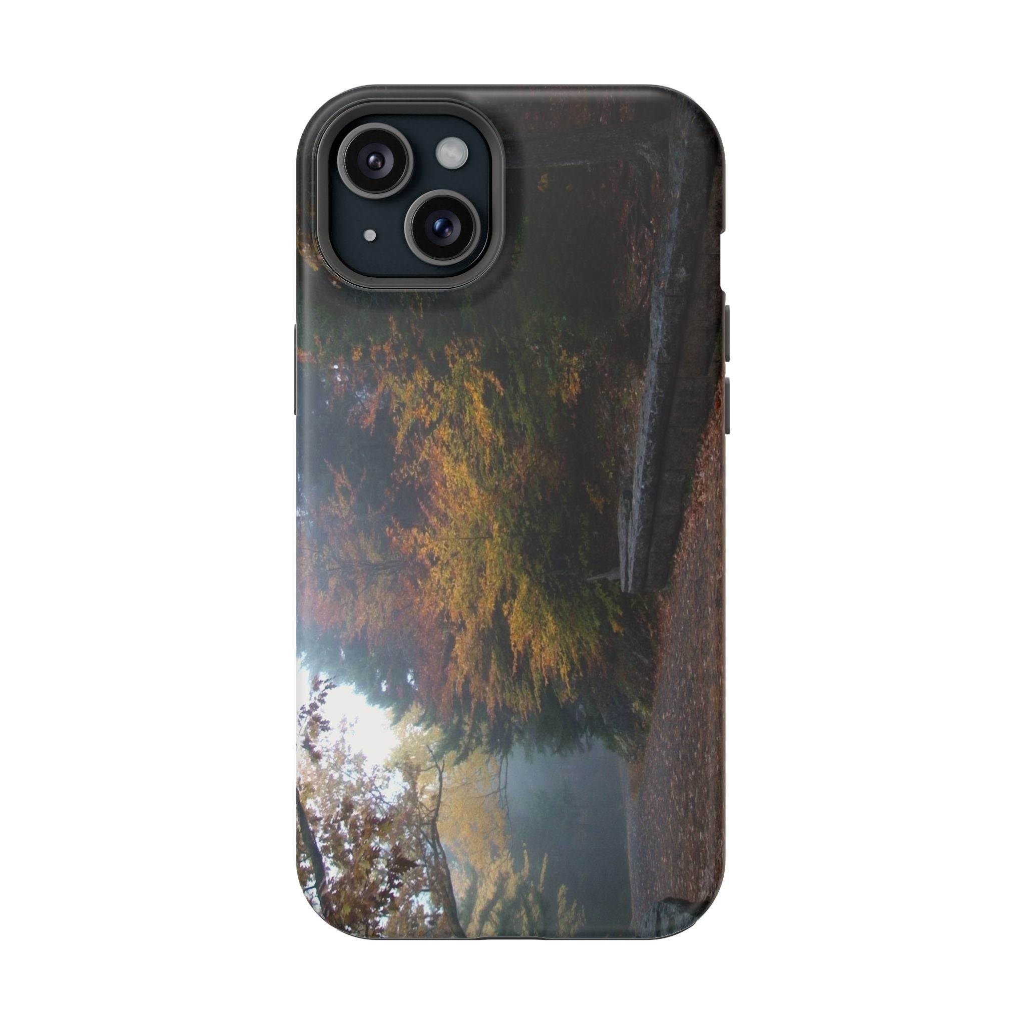 iPhone MagSafe Case | Waterfall Bridge Carriage Road | Acadia National Park | My Blu Horizon