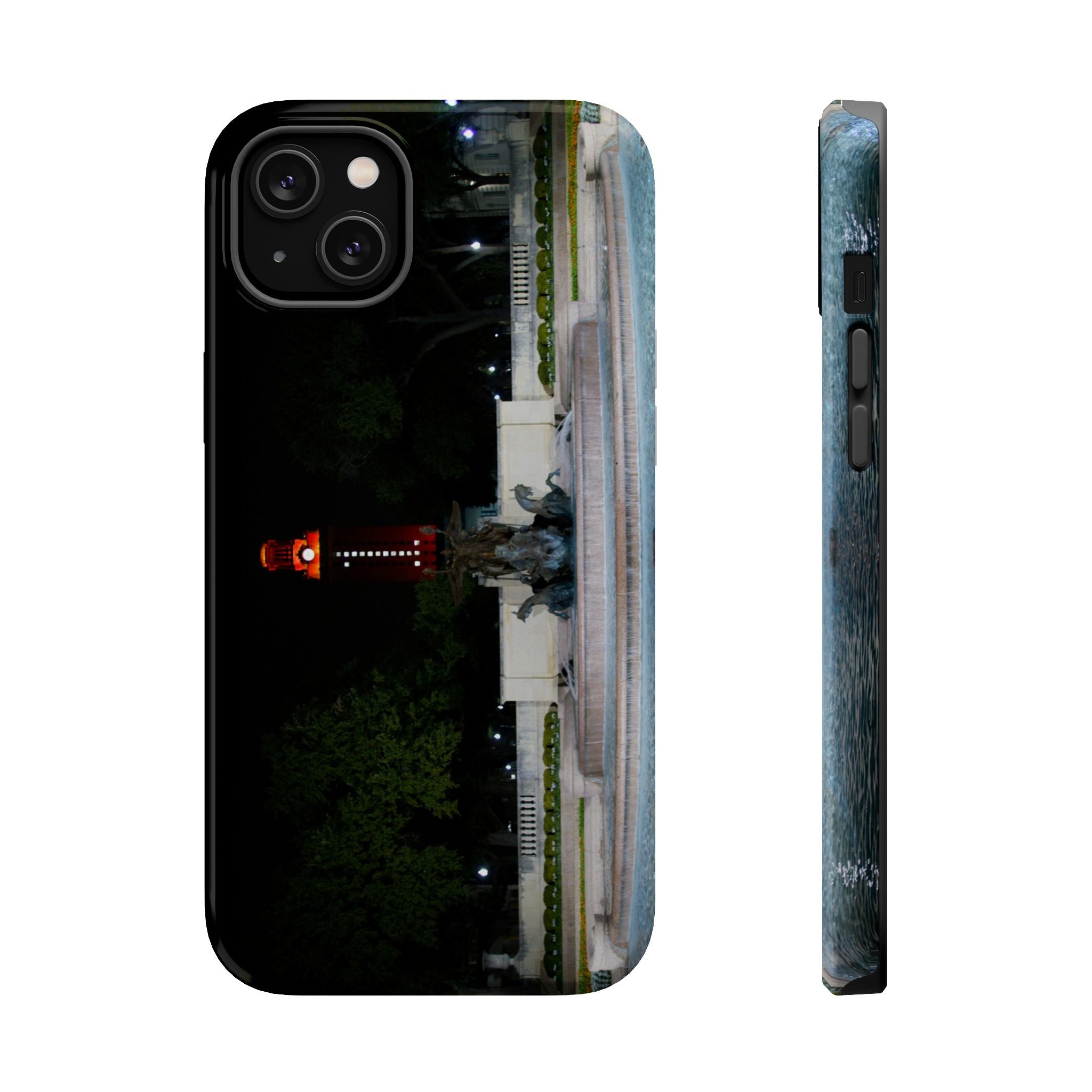 Iphone MagSafe Case - Littlefield Fountain, Texas Longhorns - My Blu Horizon