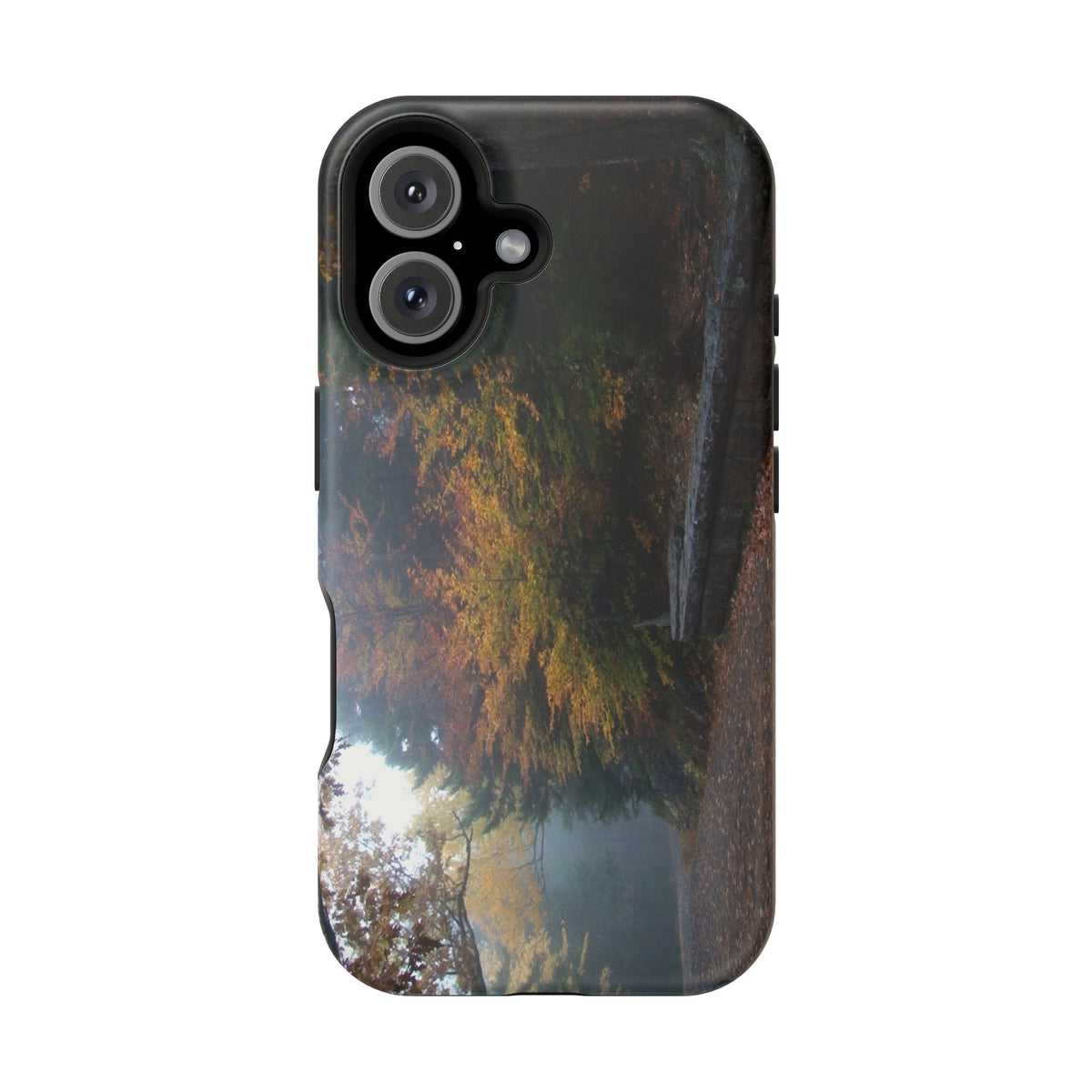 iPhone MagSafe Case | Waterfall Bridge Carriage Road | Acadia National Park | My Blu Horizon