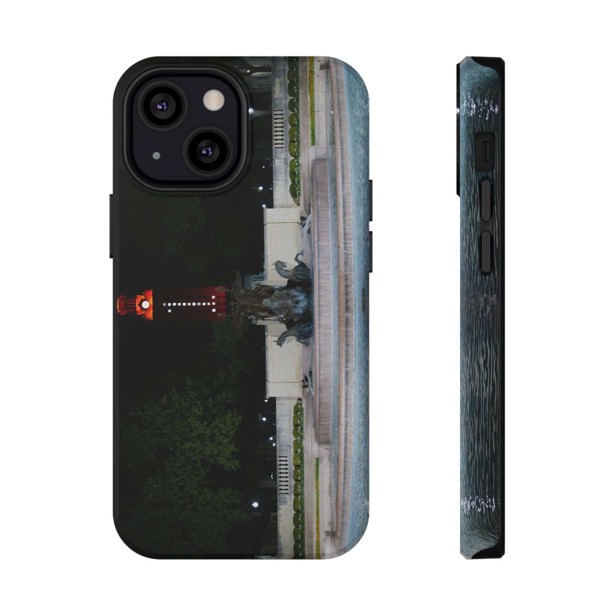 Phone Case - Littlefield Fountain, University of Texas - My Blu Horizon